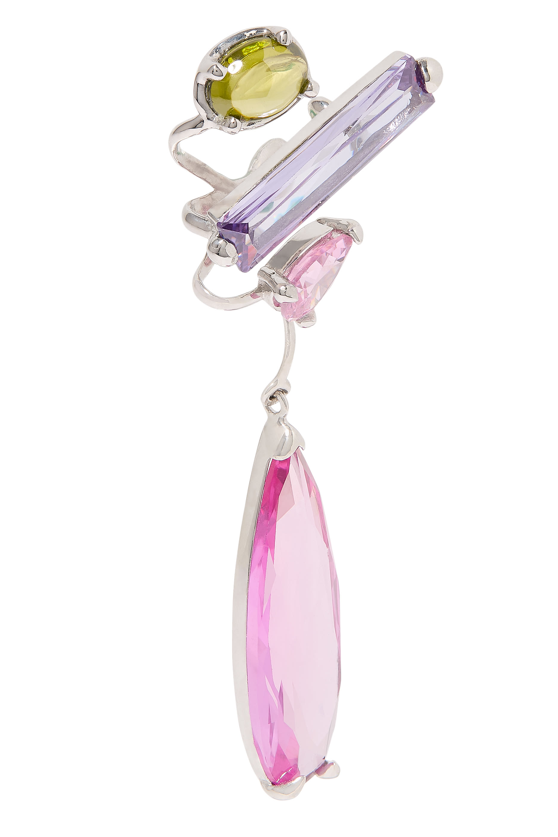 أقراط ماسك بأحجار متنوعة متعددة الألوان