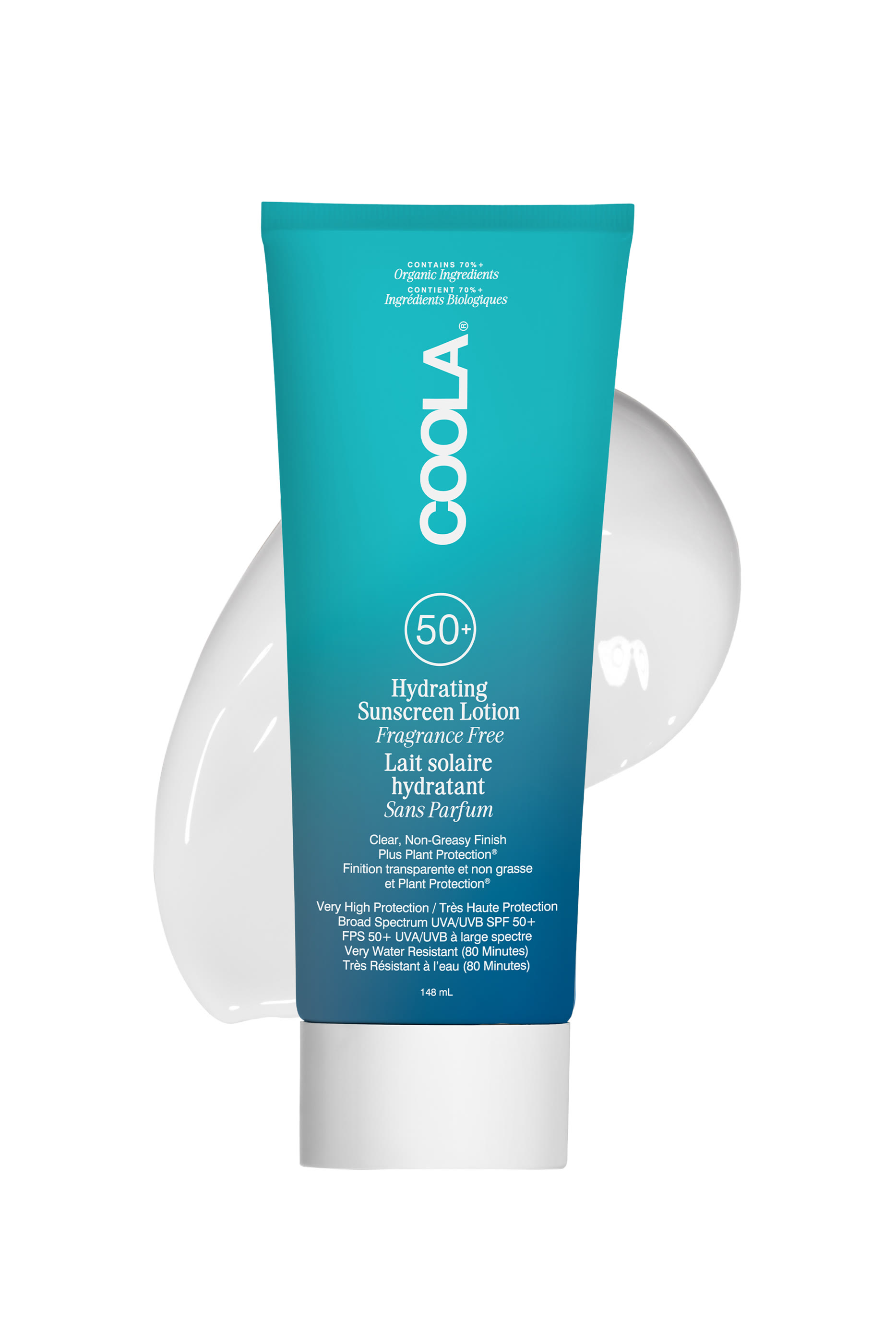 لوشن كلاسيك عضوي لحماية الجسم من الشمس غير معطر SPF50