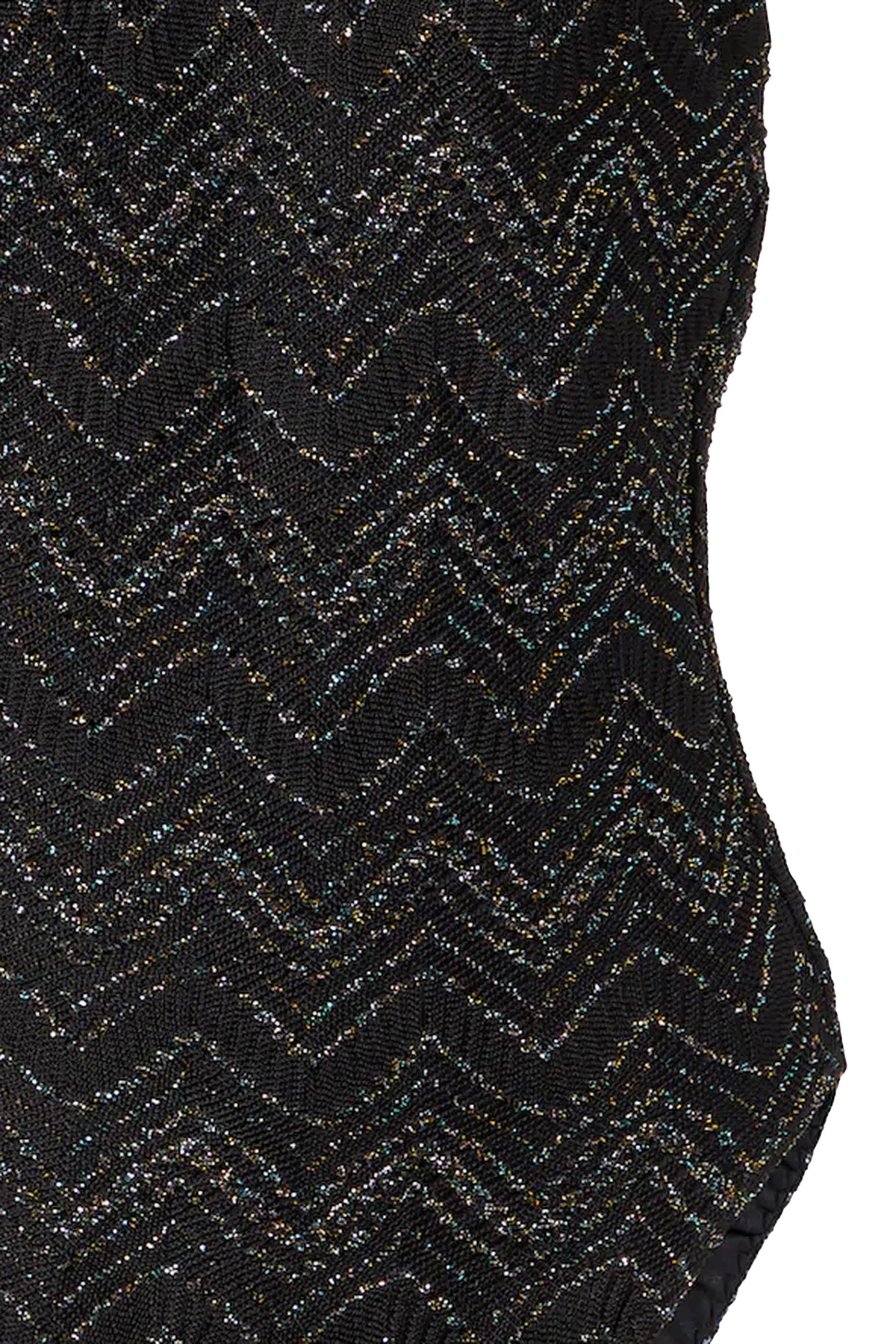 لباس سباحة ماري قطعة واحدة برباط حول الرقبة بنقشة متعرجة راشيل