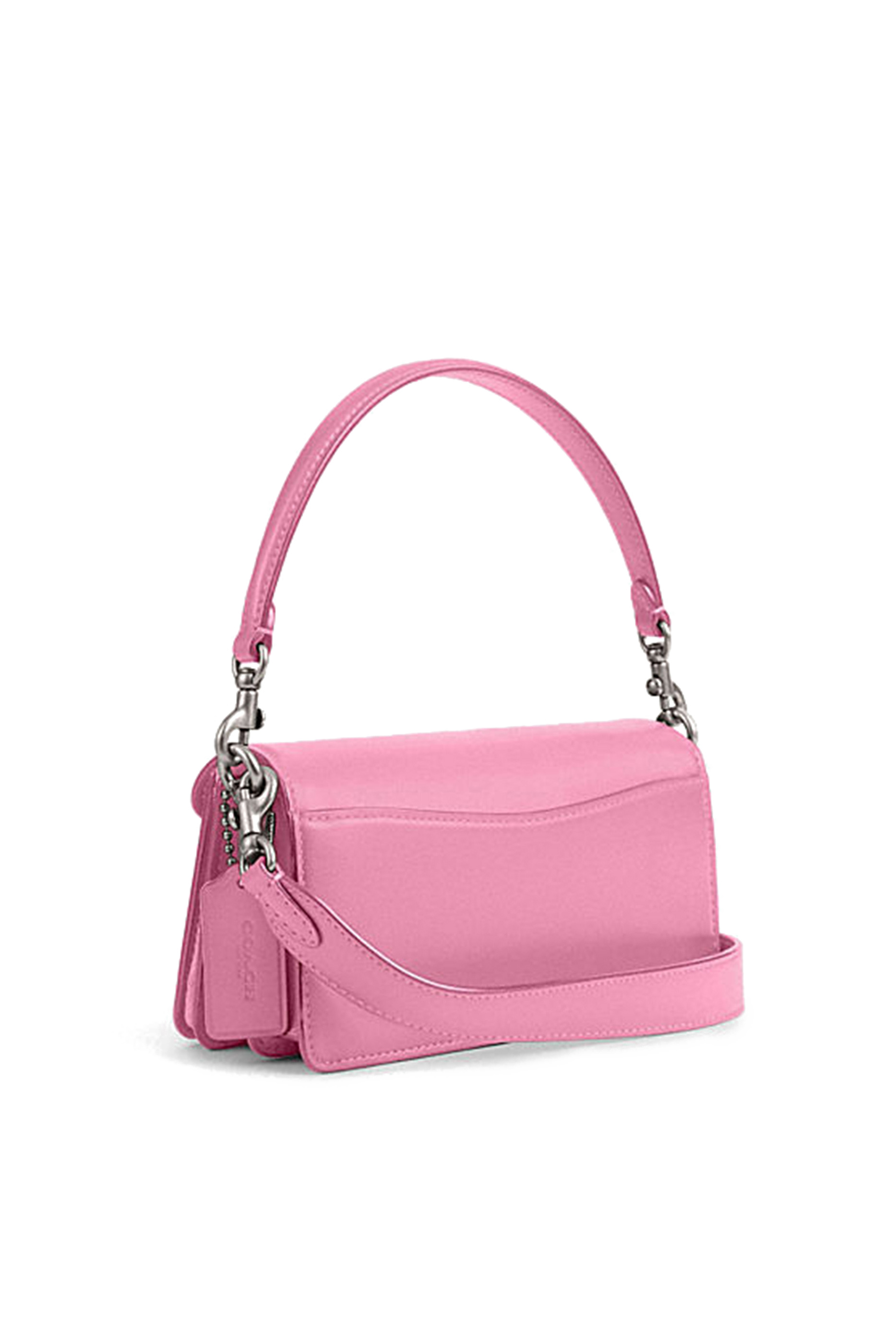 حقيبة كتف تابي 20 قماش قنب بنقشة شعار الماركة