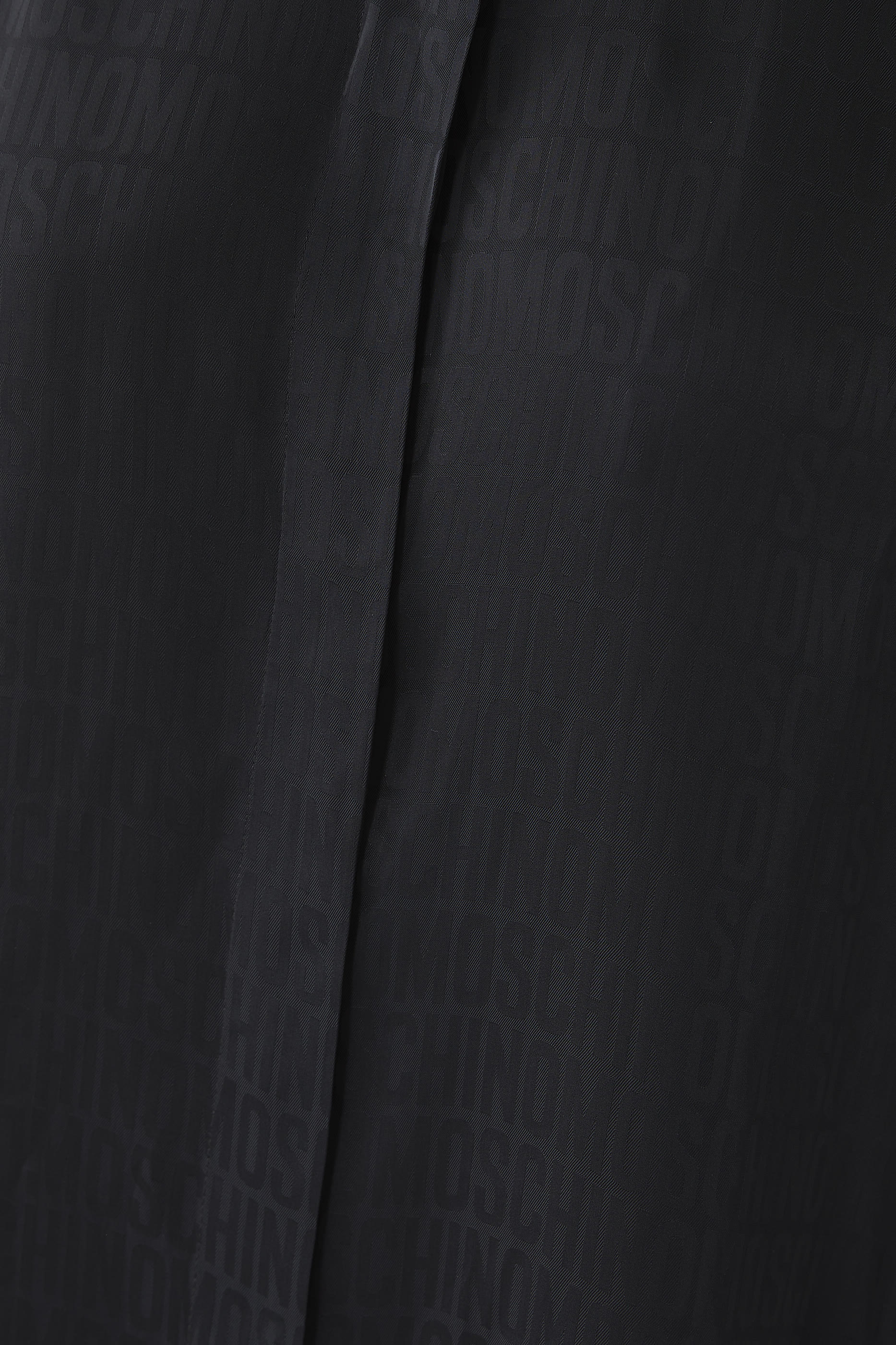 قميص من مزيج حرير بشعار الماركة