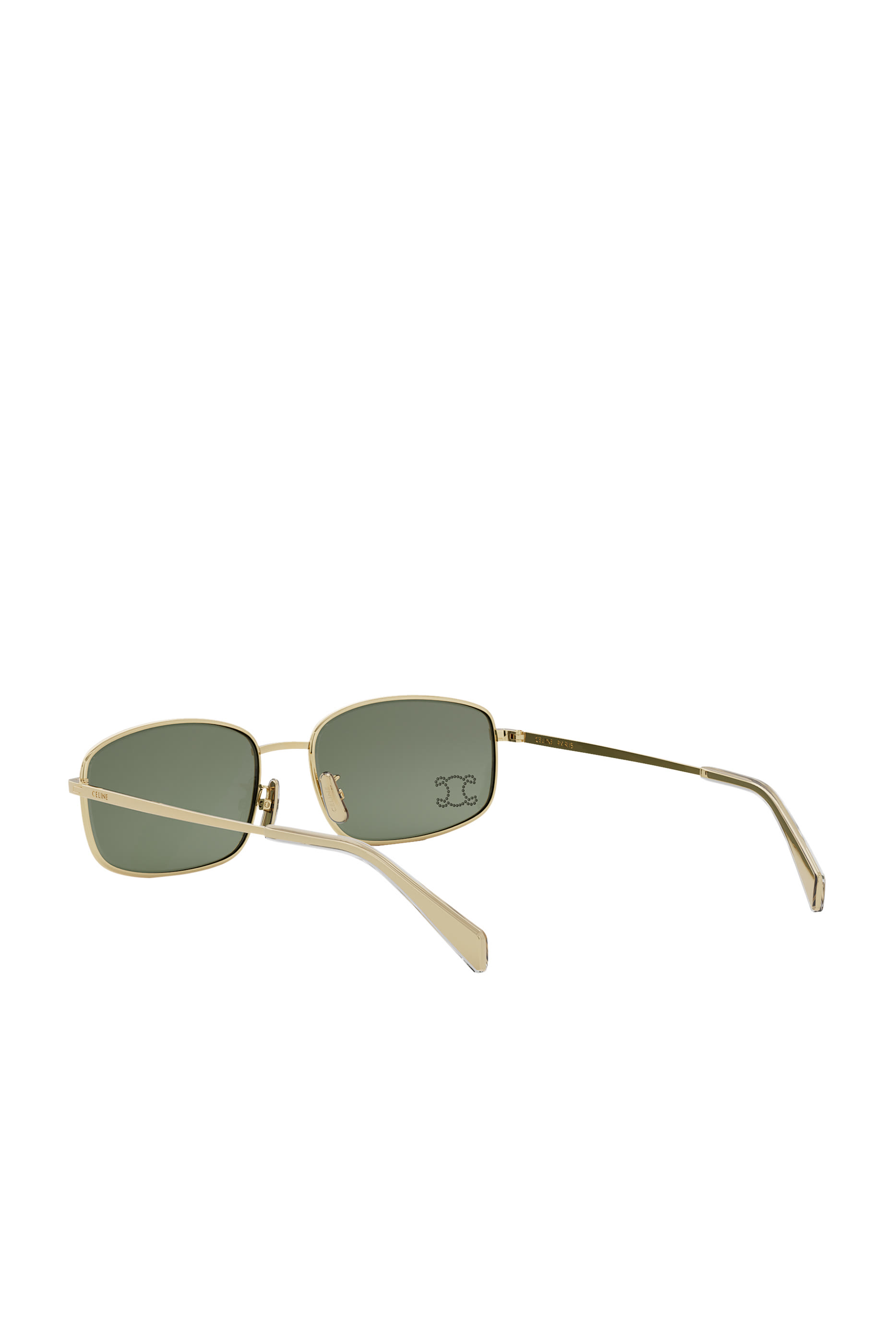 نظارة شمسية معدن بشعار تريومف مرصع بأحجار الراين