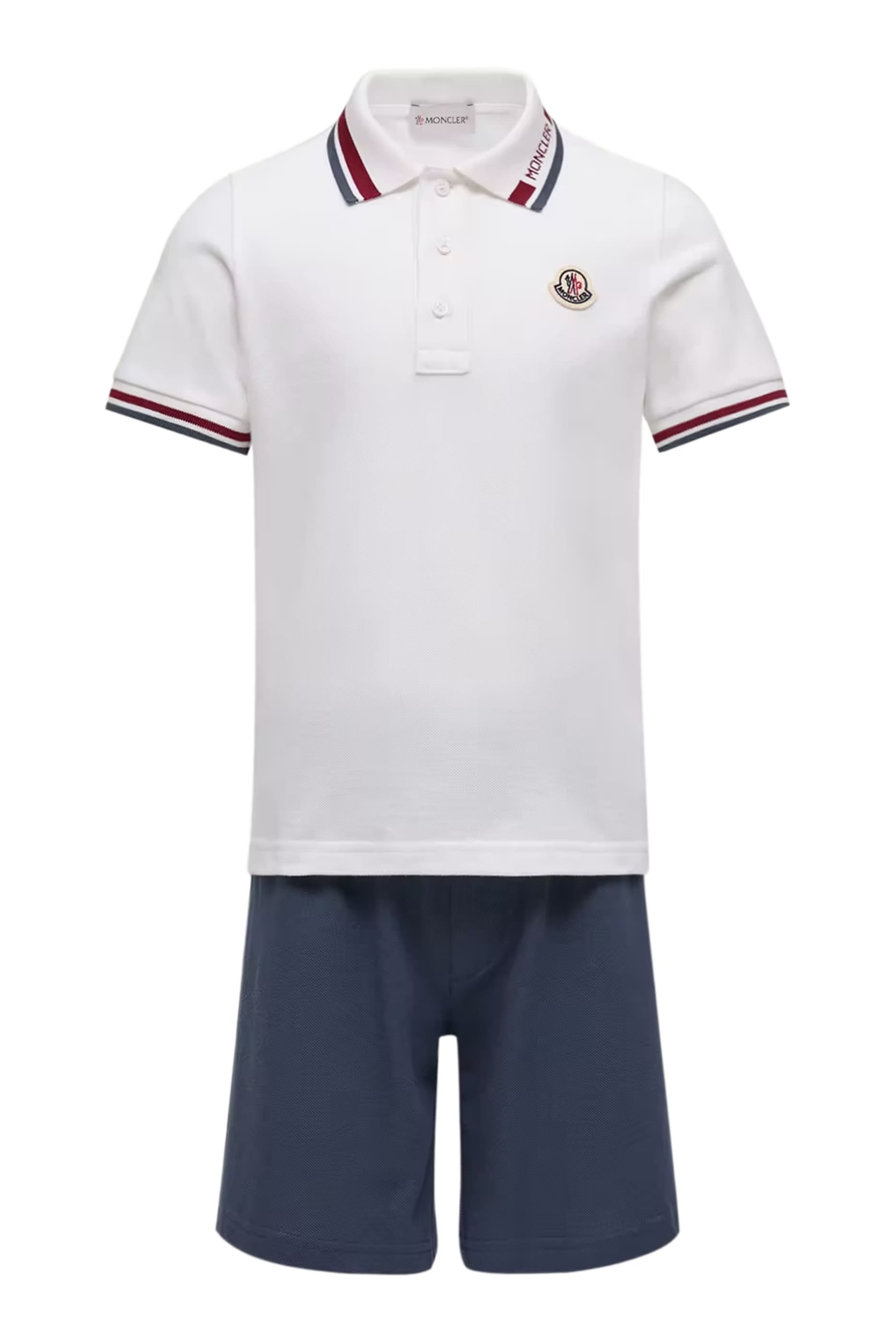 طقم تيشيرت وشورت قطن للأطفال