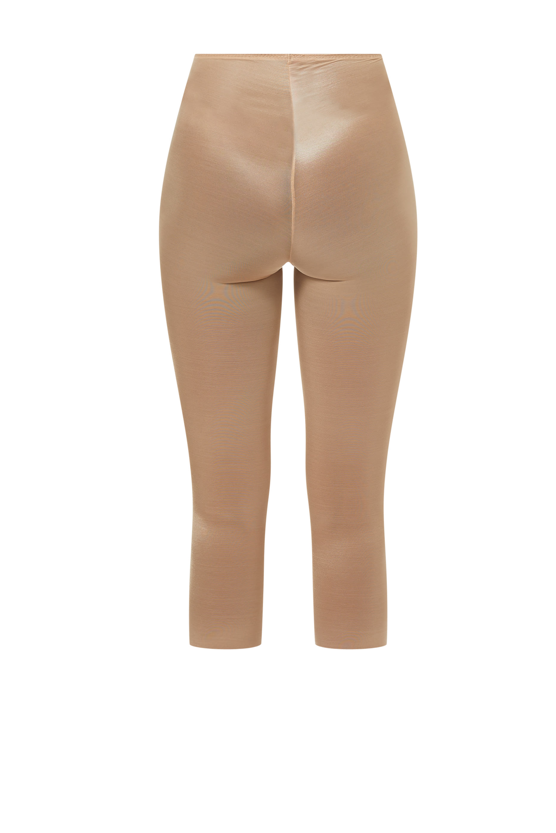 بنطال كابري شفاف بخصر مرتفع