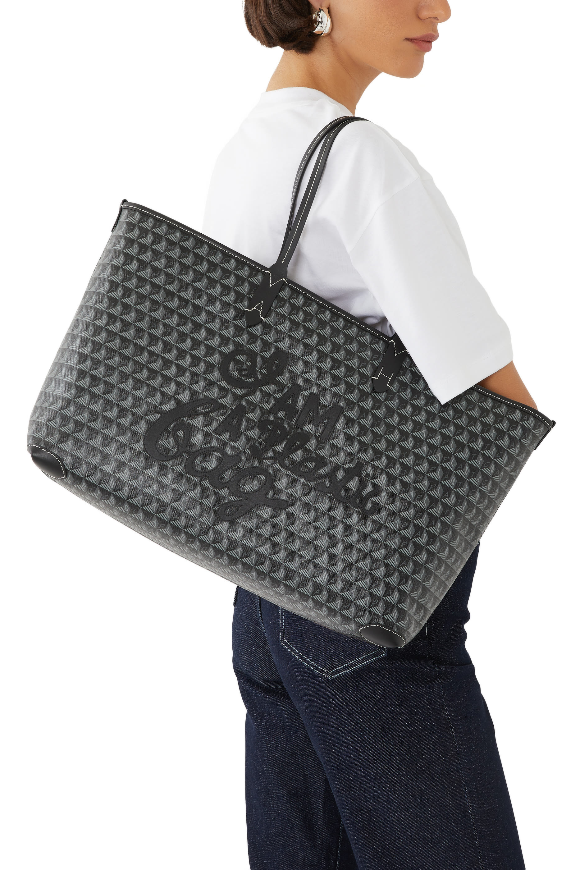 حقيبة يد آي ام ايه بلاستيك بسحاب