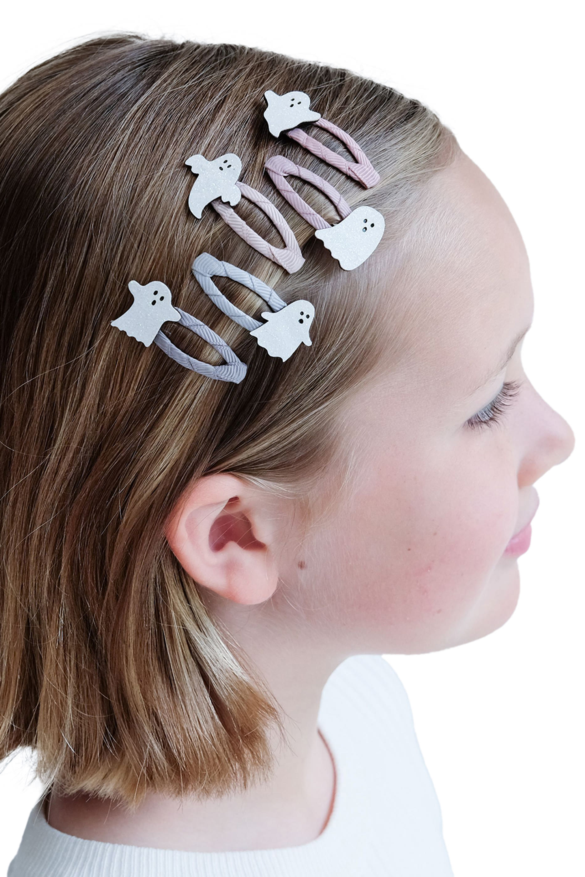 مجموعة مشابك كليك كلاك بتصميم أشباح للأطفال