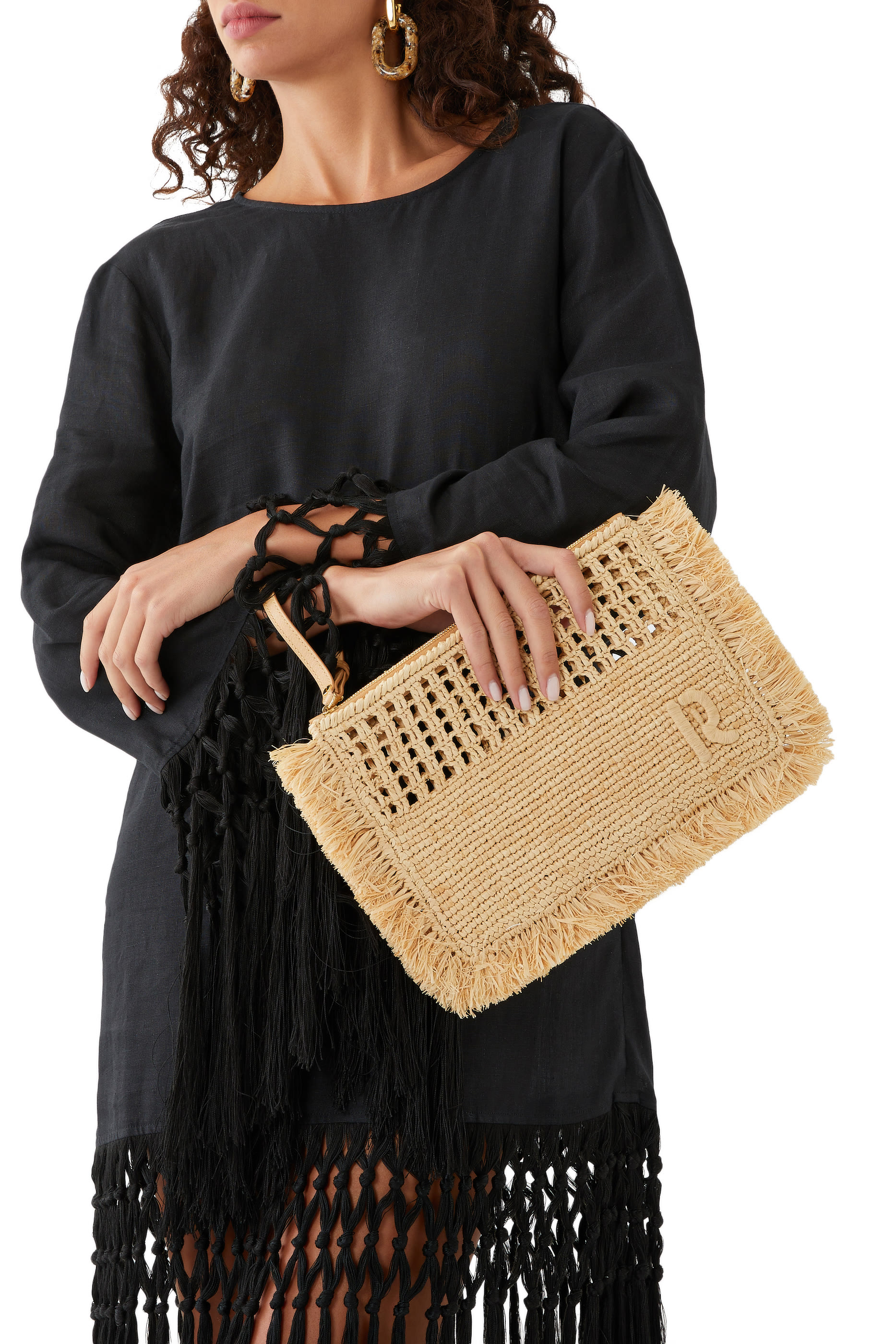 حقيبة صغيرة رافيا