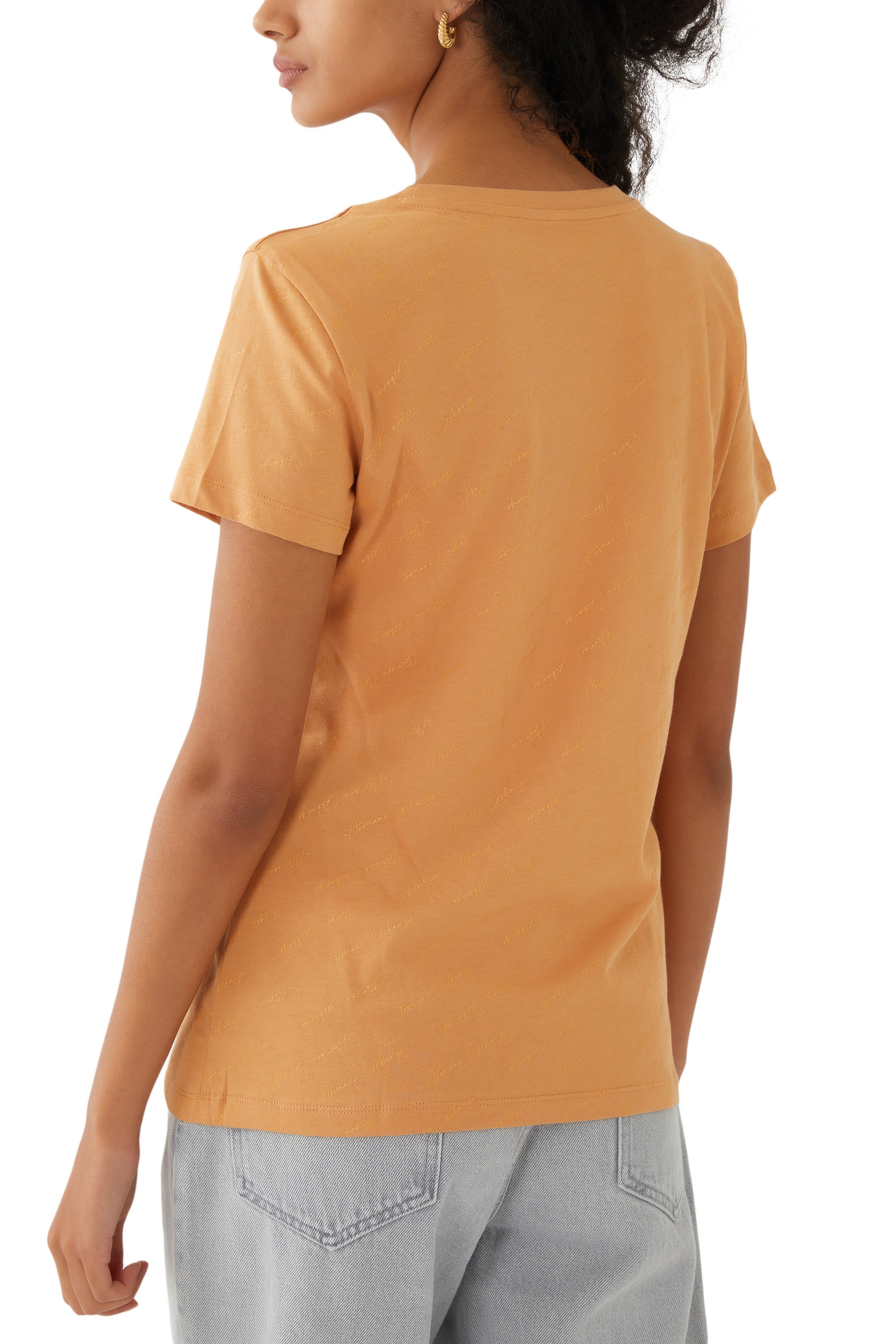 تيشيرت أوفيليا نيويورك بشعار الماركة قطن جرسيه