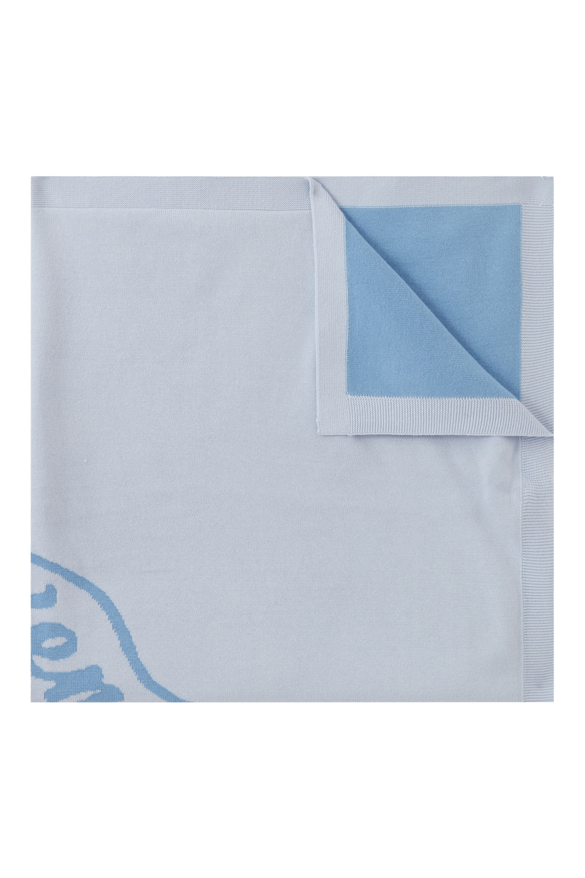 بطانية بشعار الماركة قماش محبوك للأطفال