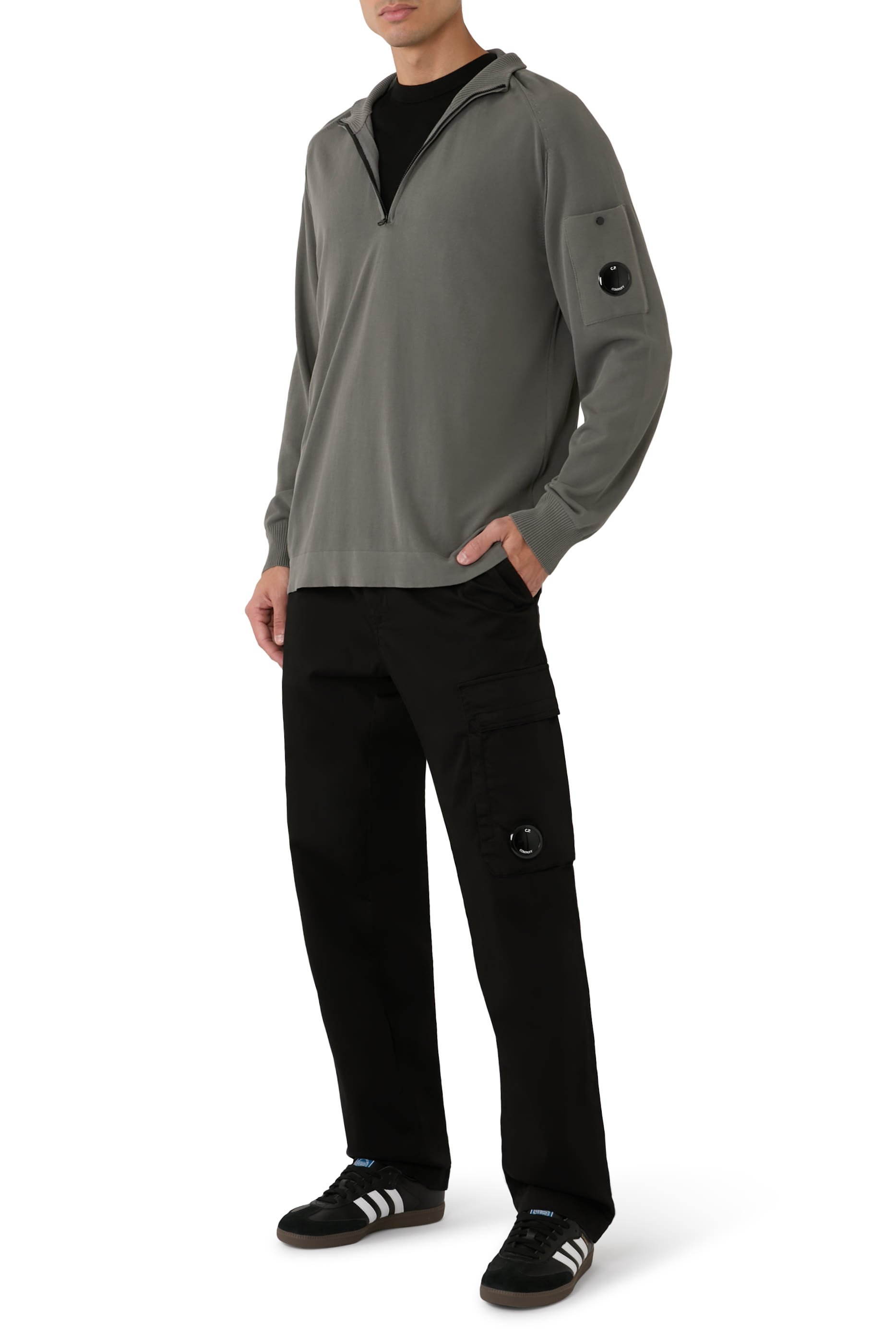 بنطال كارجو بقصة عادية ستان مطاطي