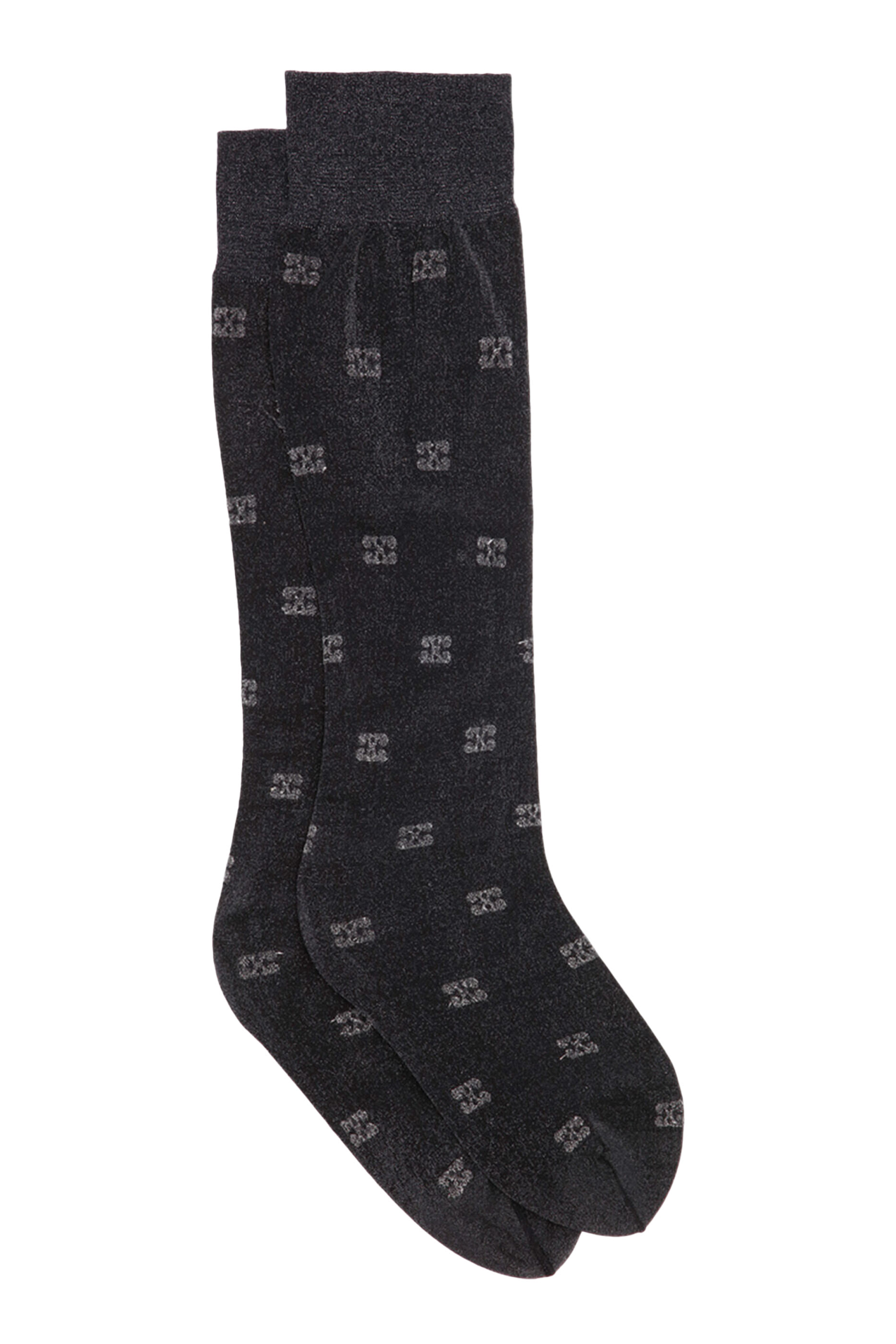 جوارب دانتيل مزينة بفراشات