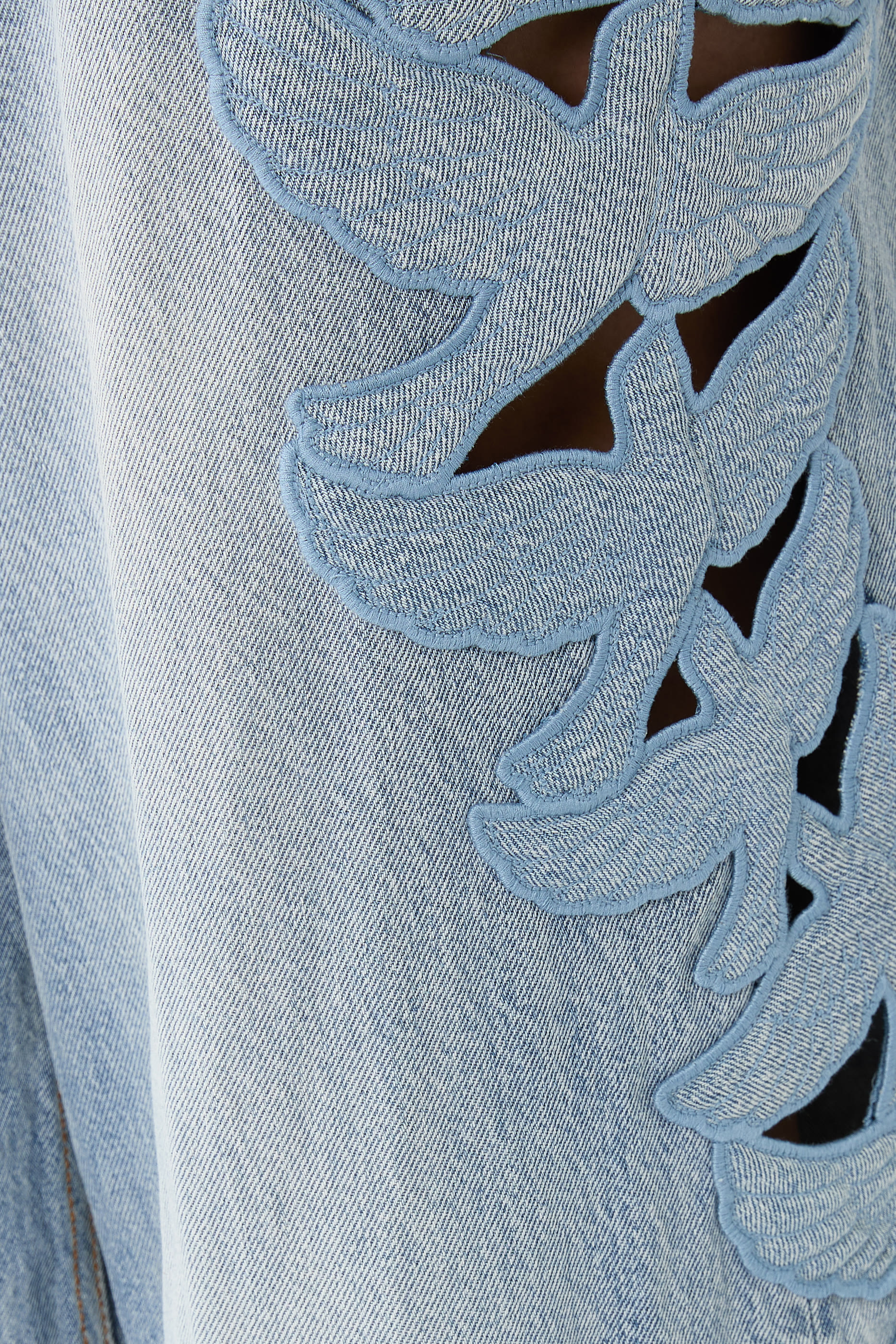 بنطال ألكيمي بتطريز بارز الملمس