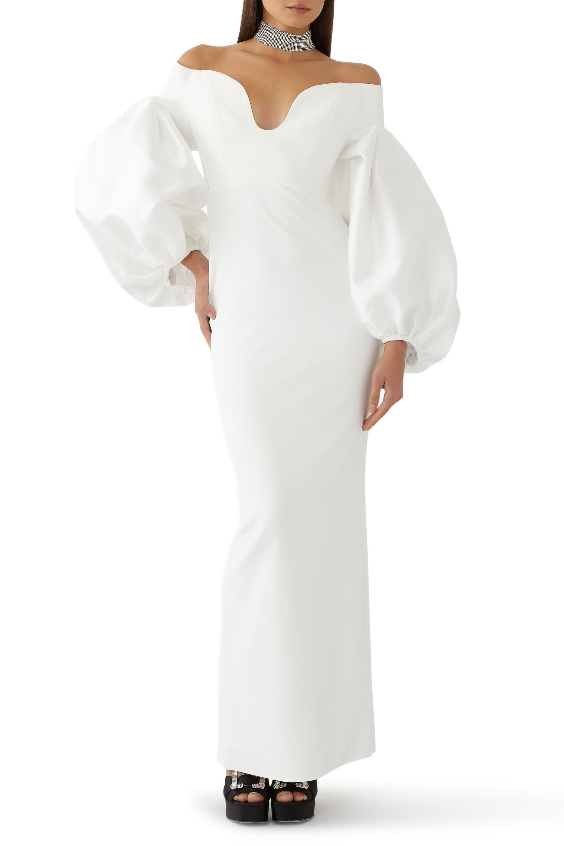 فستان مورا طويل