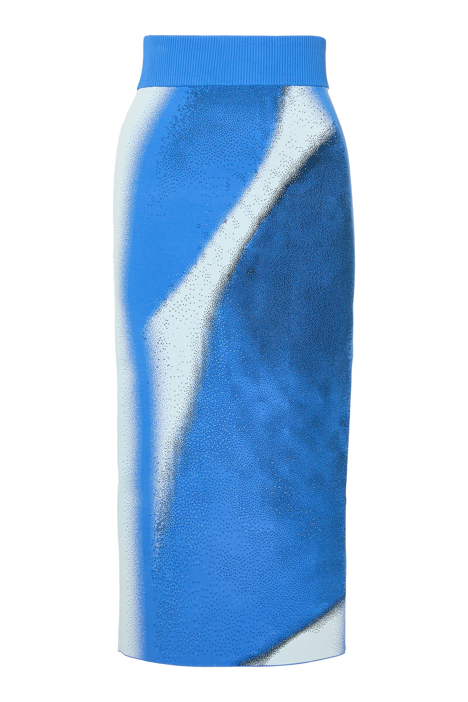 تنورة صوفي شيري متوسطة الطول بنقشة