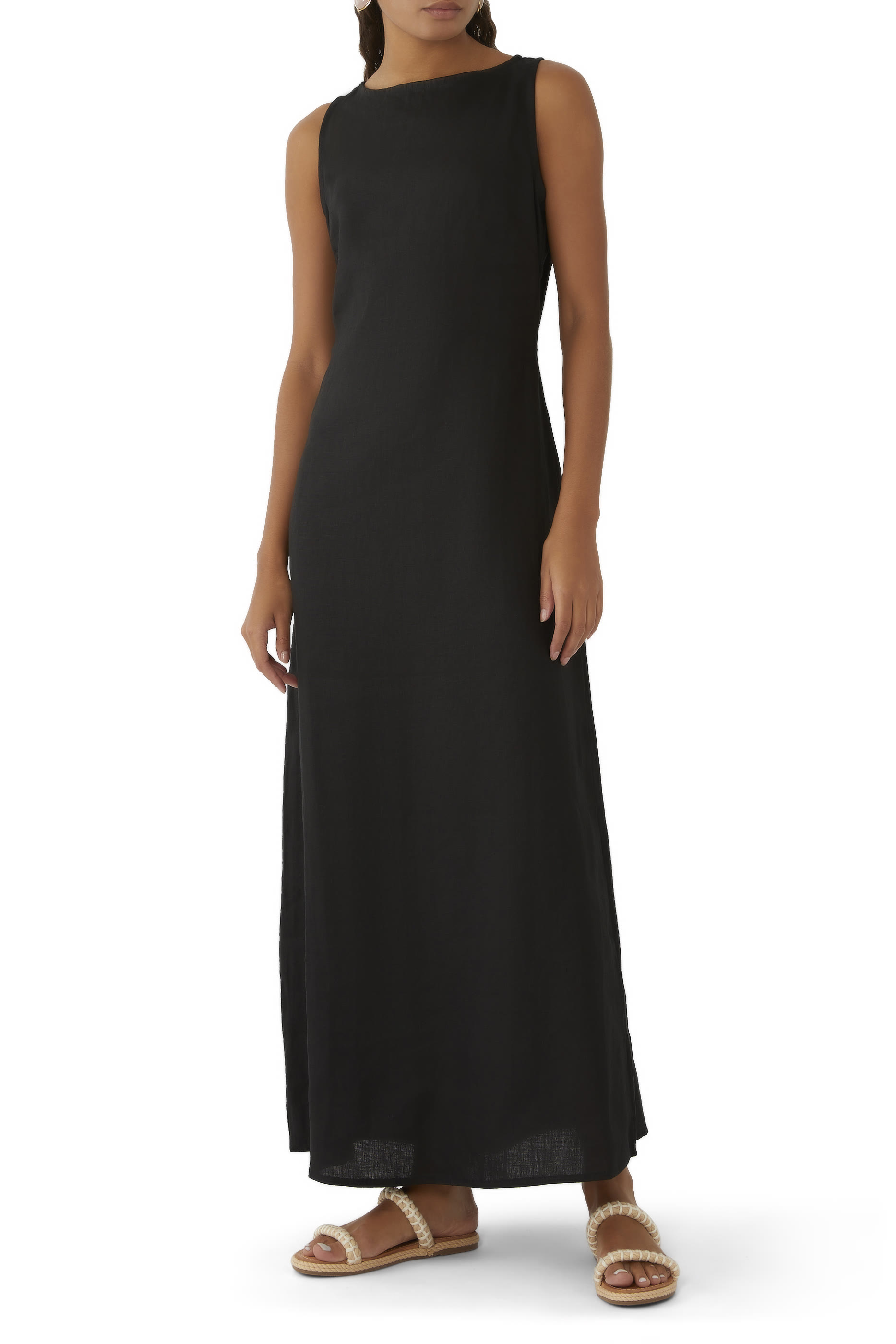 فستان ناهنا كتان طويل