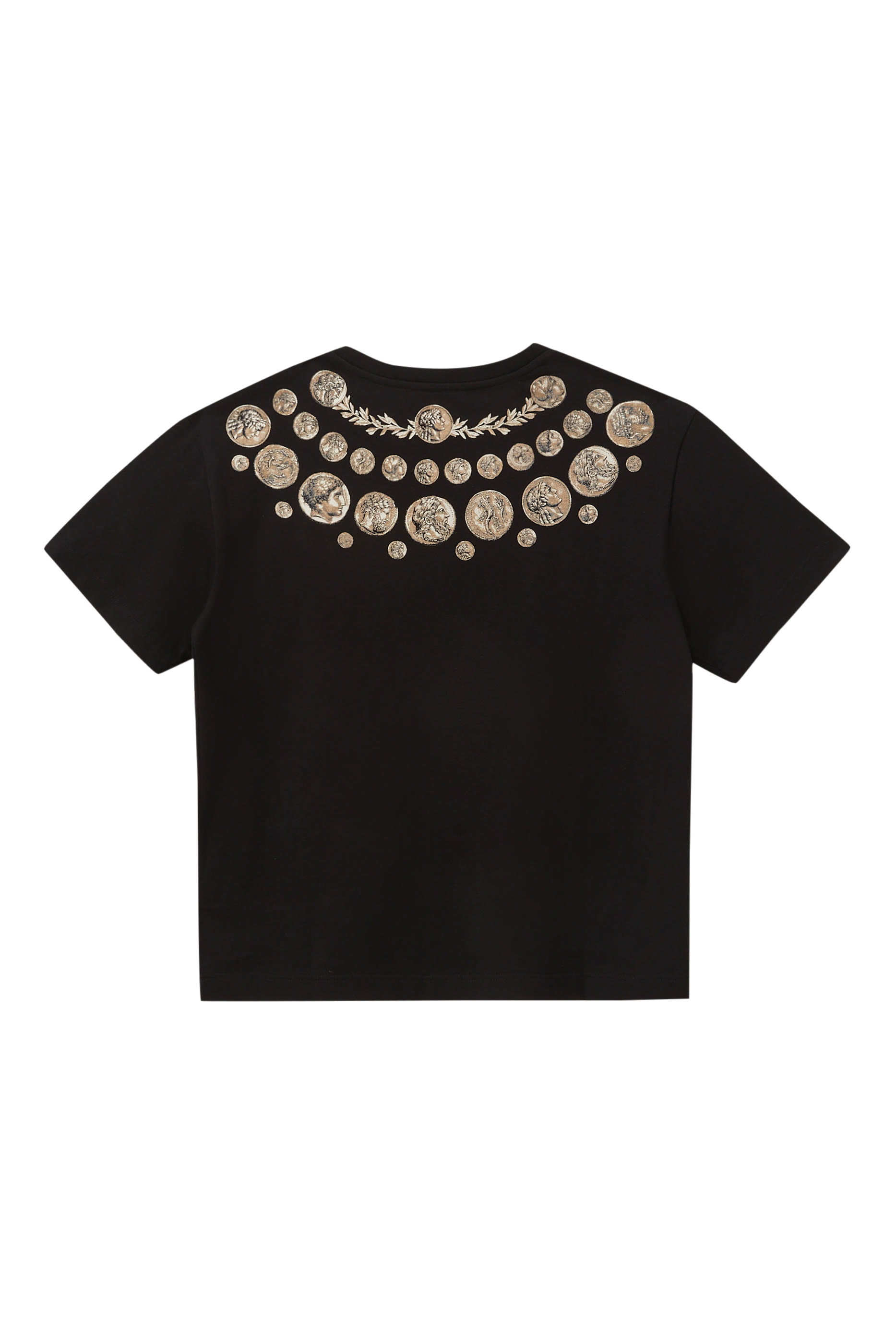 تيشيرت بطبعات عملة رومانية قطن للأطفال
