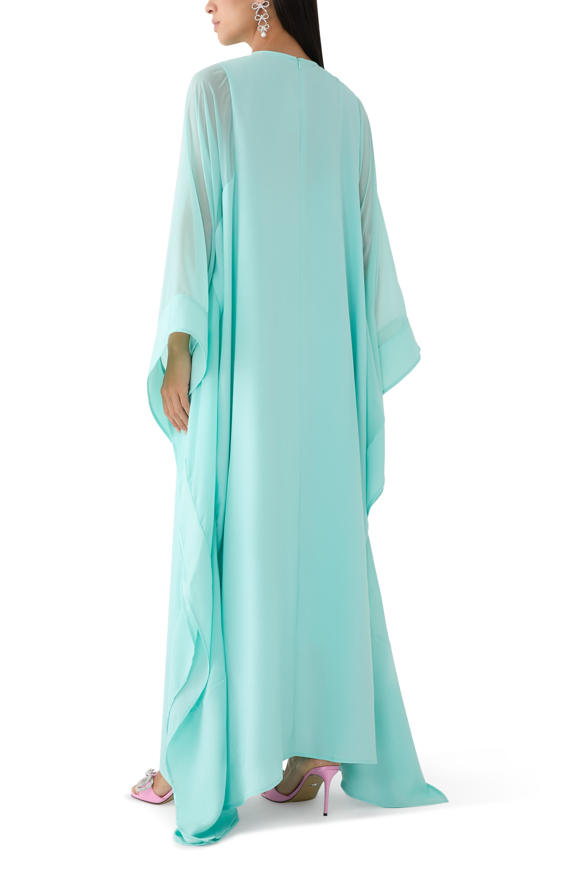 قفطان شيفون مقسم بأجزاء