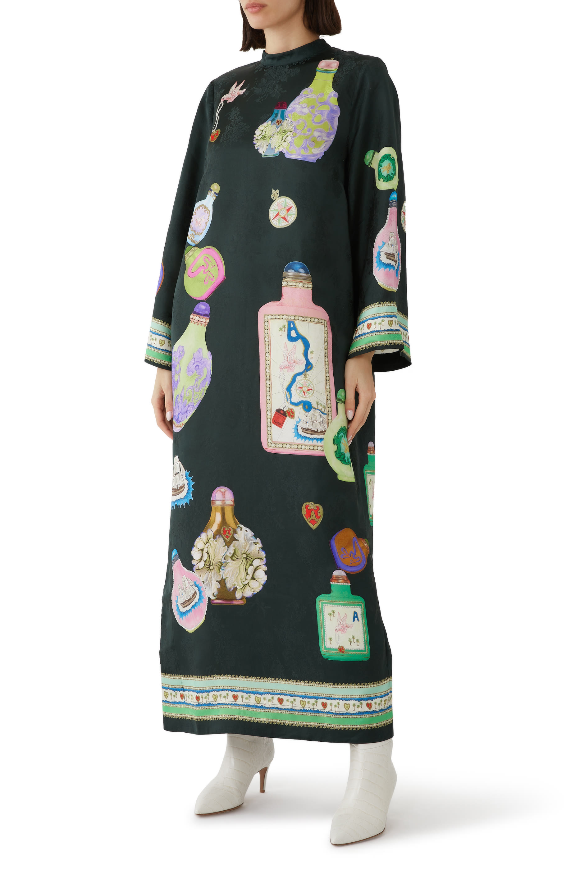 فستان رويال متوسط الطول