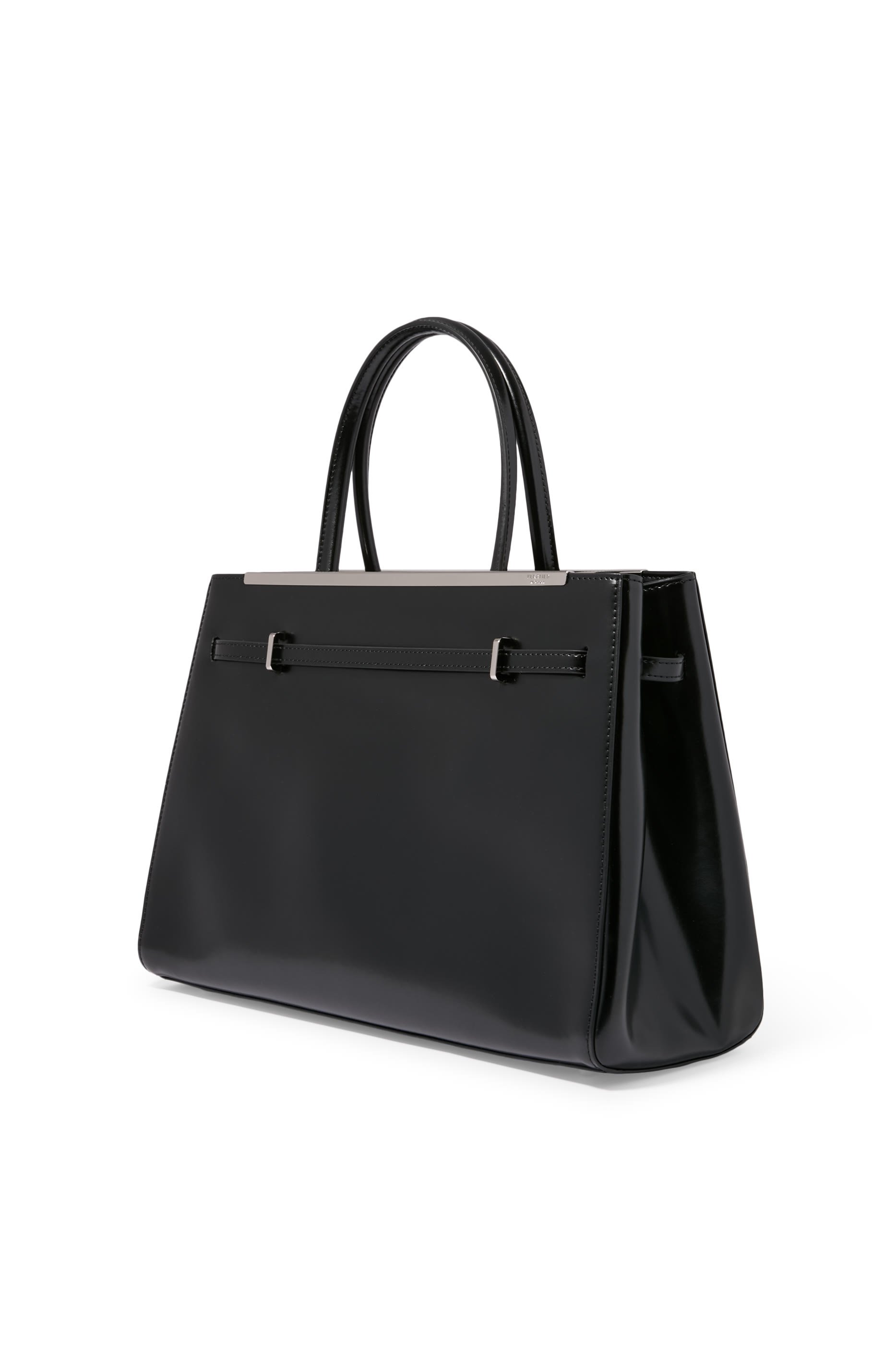 Noir Leather Book Tote Bag 33