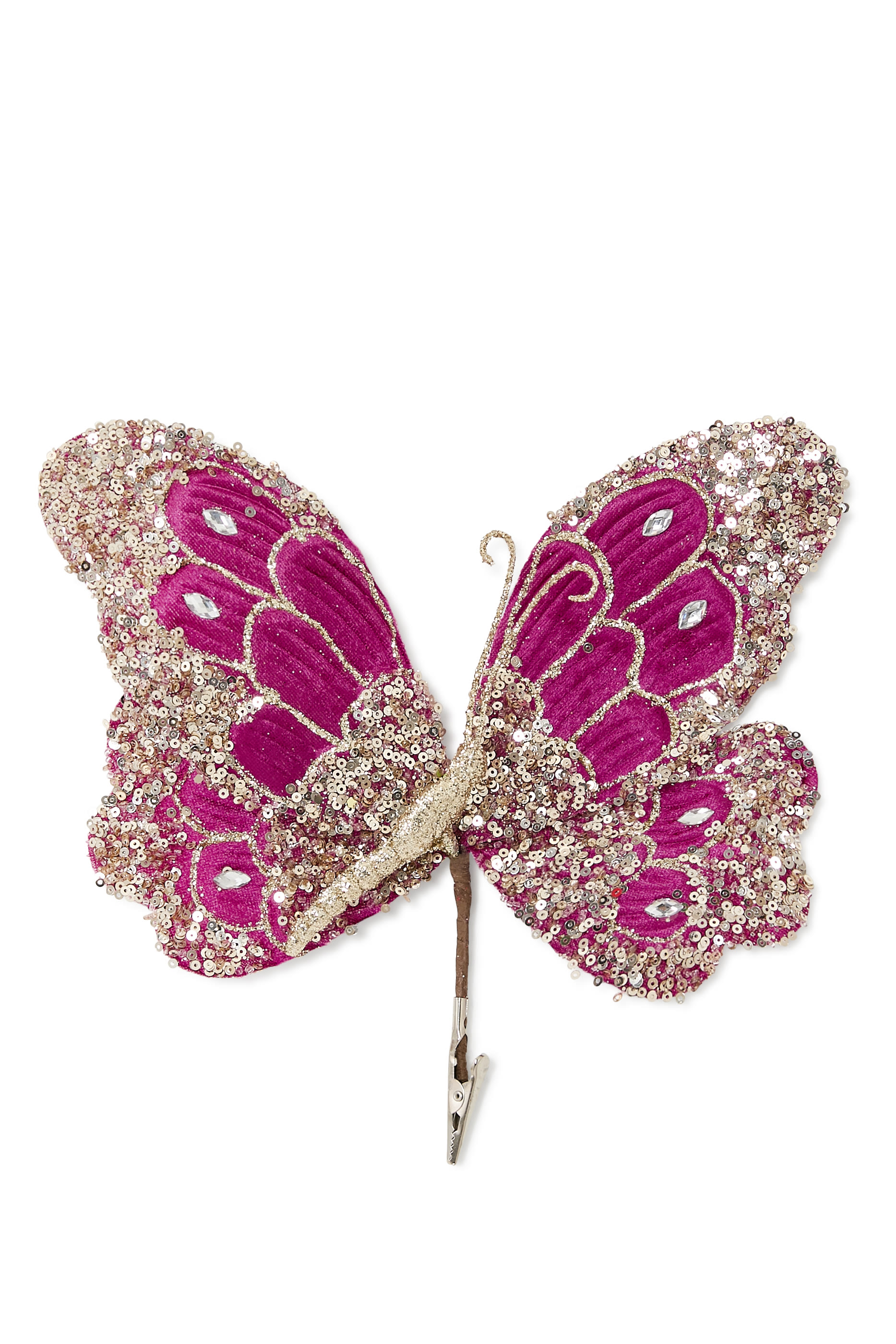 زينة بتصميم فراشة بمشبك