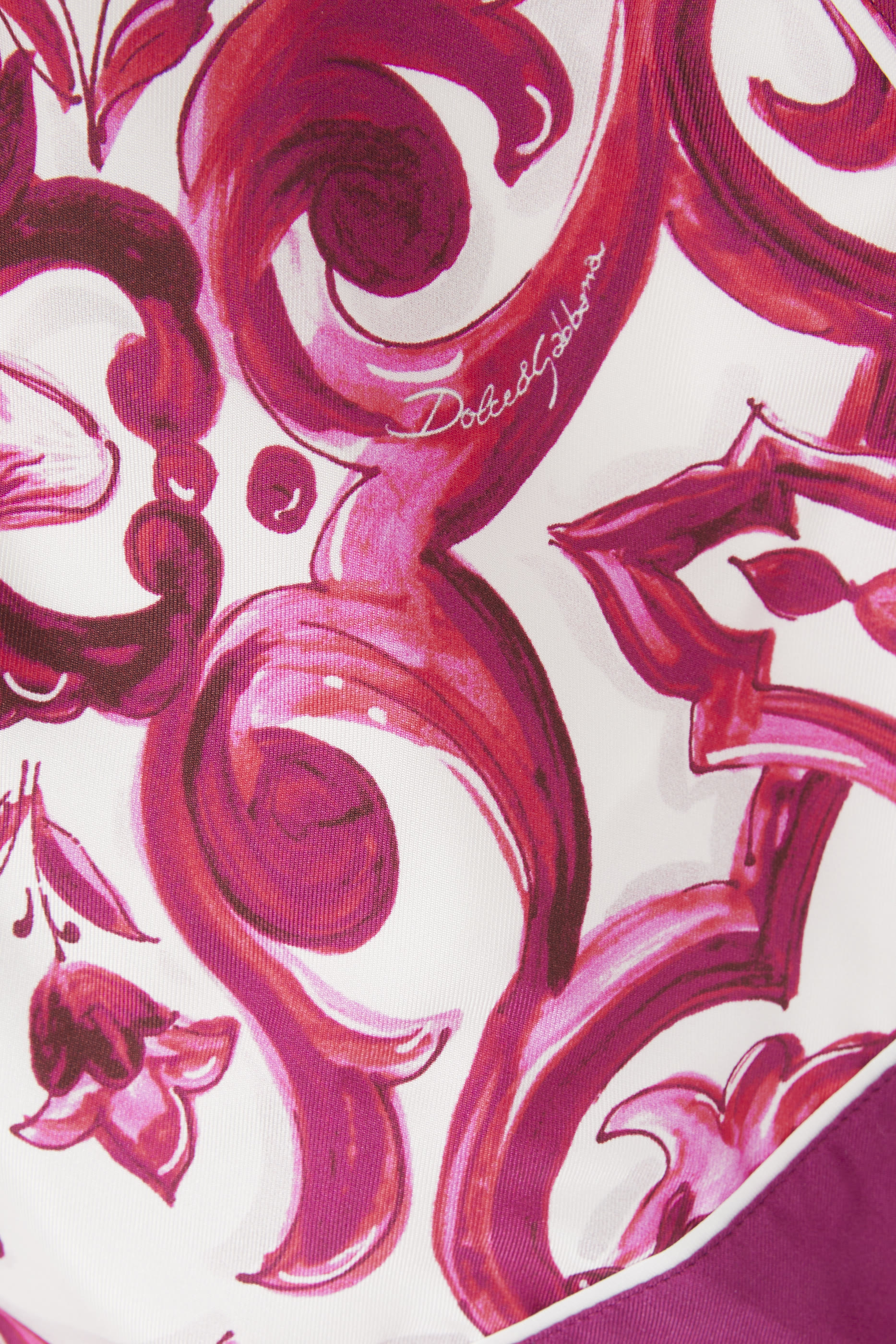 شورت حرير للأطفال بطبعات مايولكا