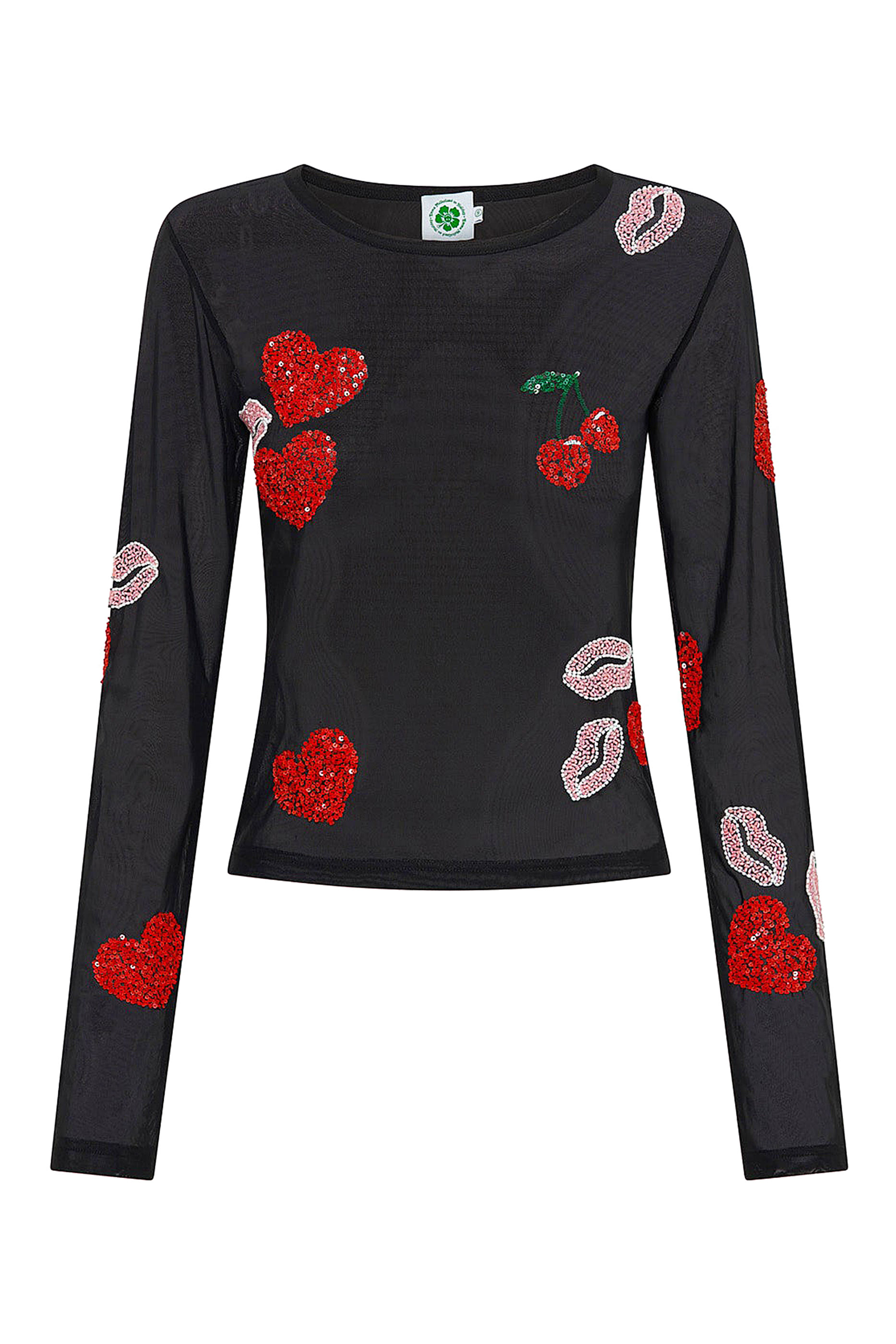 بلوزة وايلد ات هرات قماش شبكي