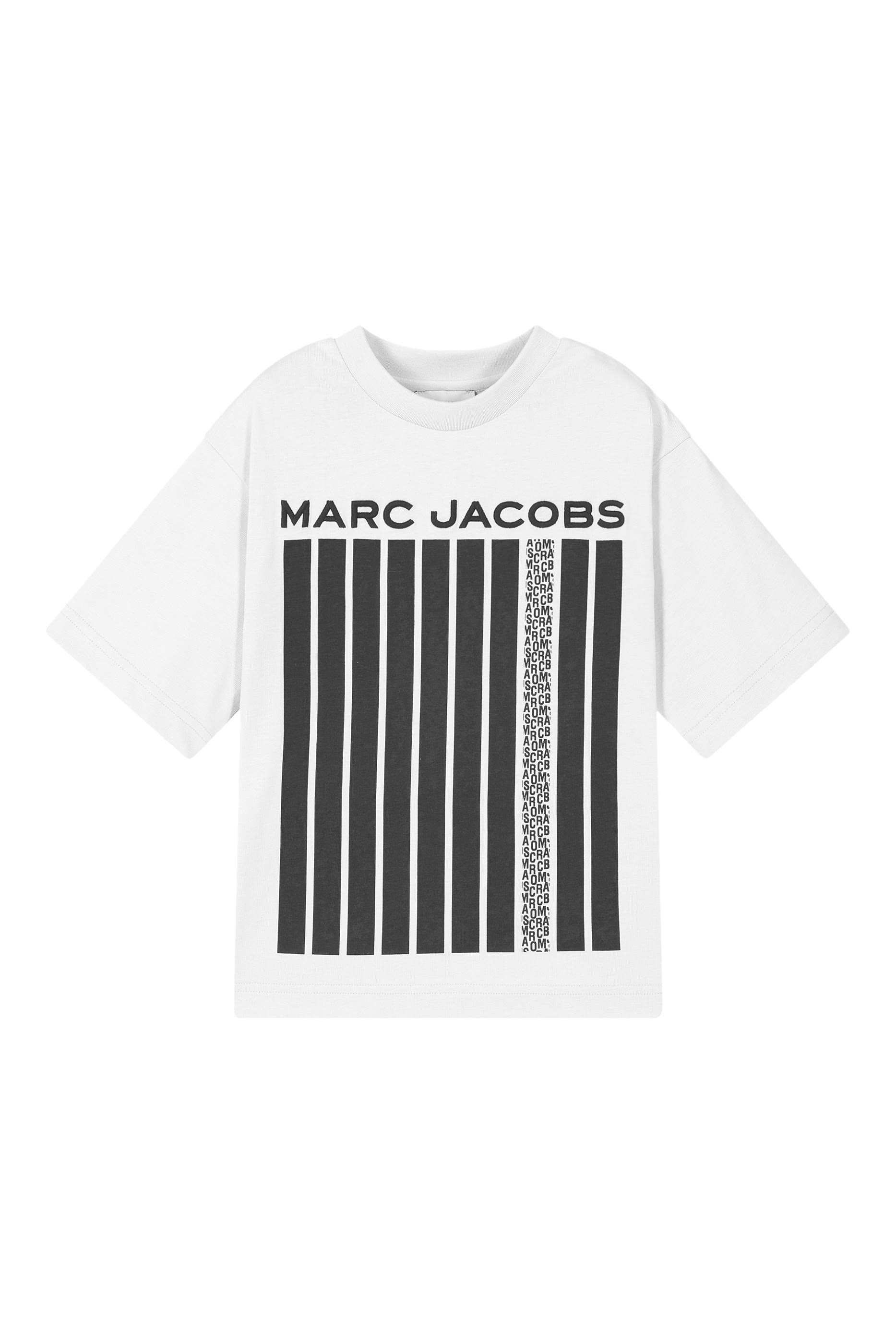 تيشيرت بأكمام قصيرة وشعار الماركة للأطفال