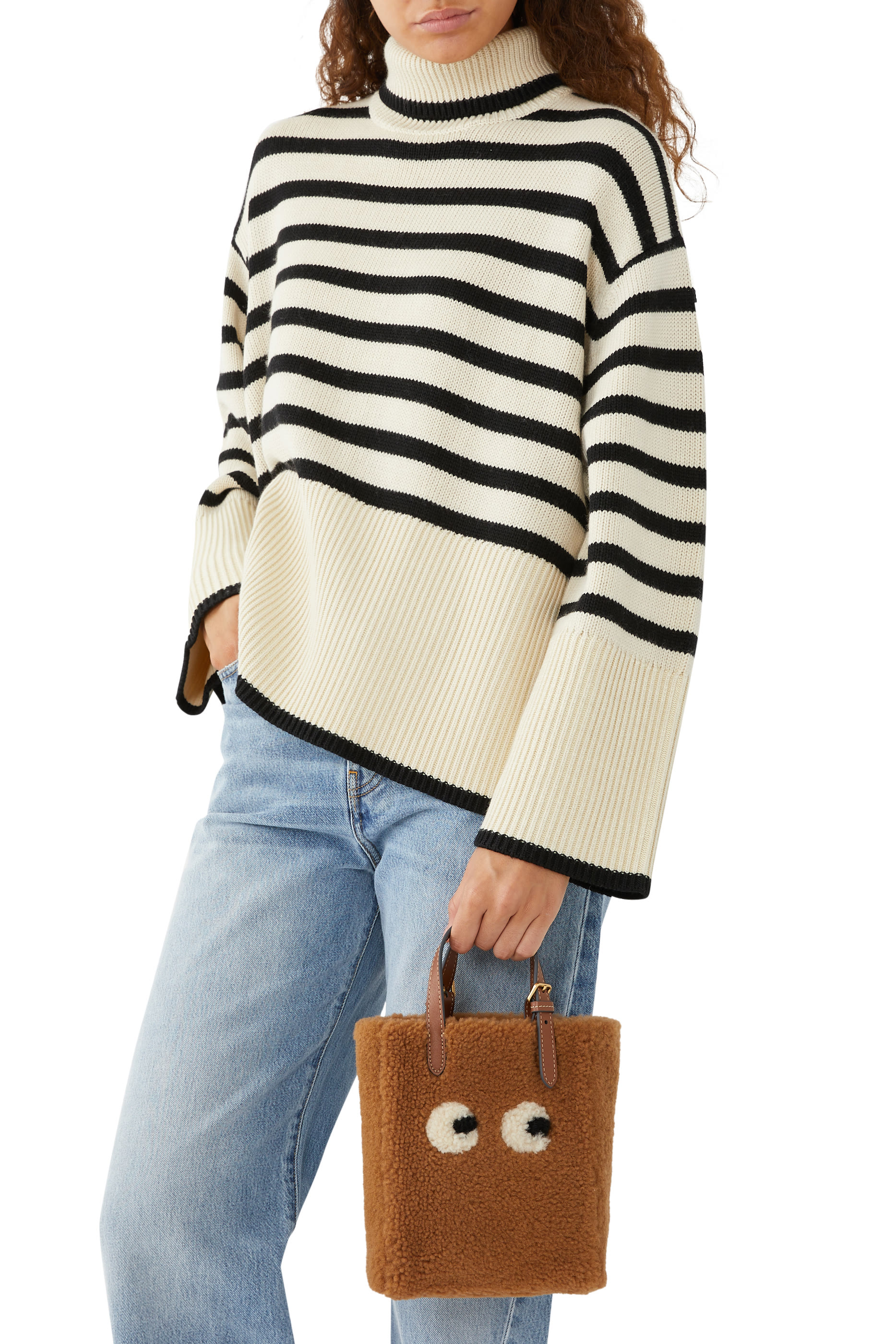 حقيبة يد صغيرة كروس ان/ اس بتصميم عيون شيرلنج