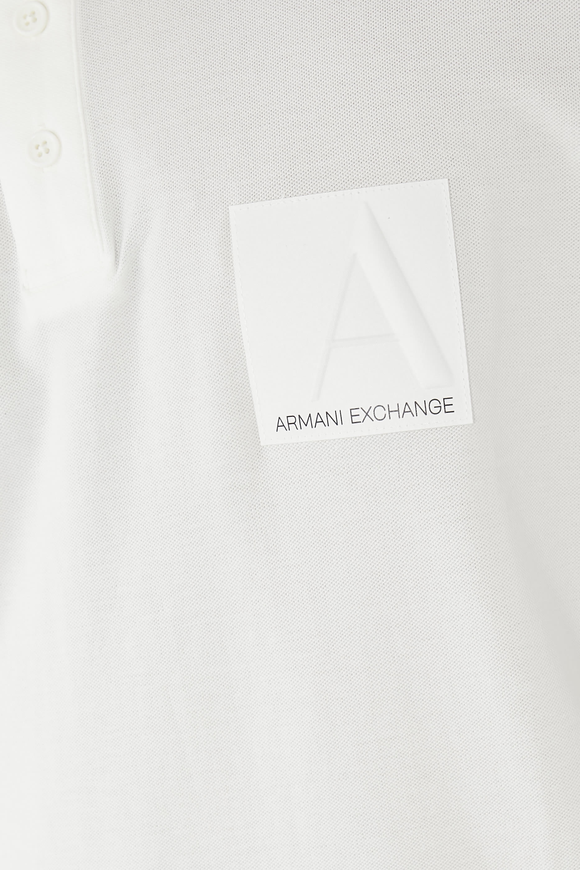 قميص بولو  اي اس في بقصة عادية بتصميم حرف A قطن عضوي