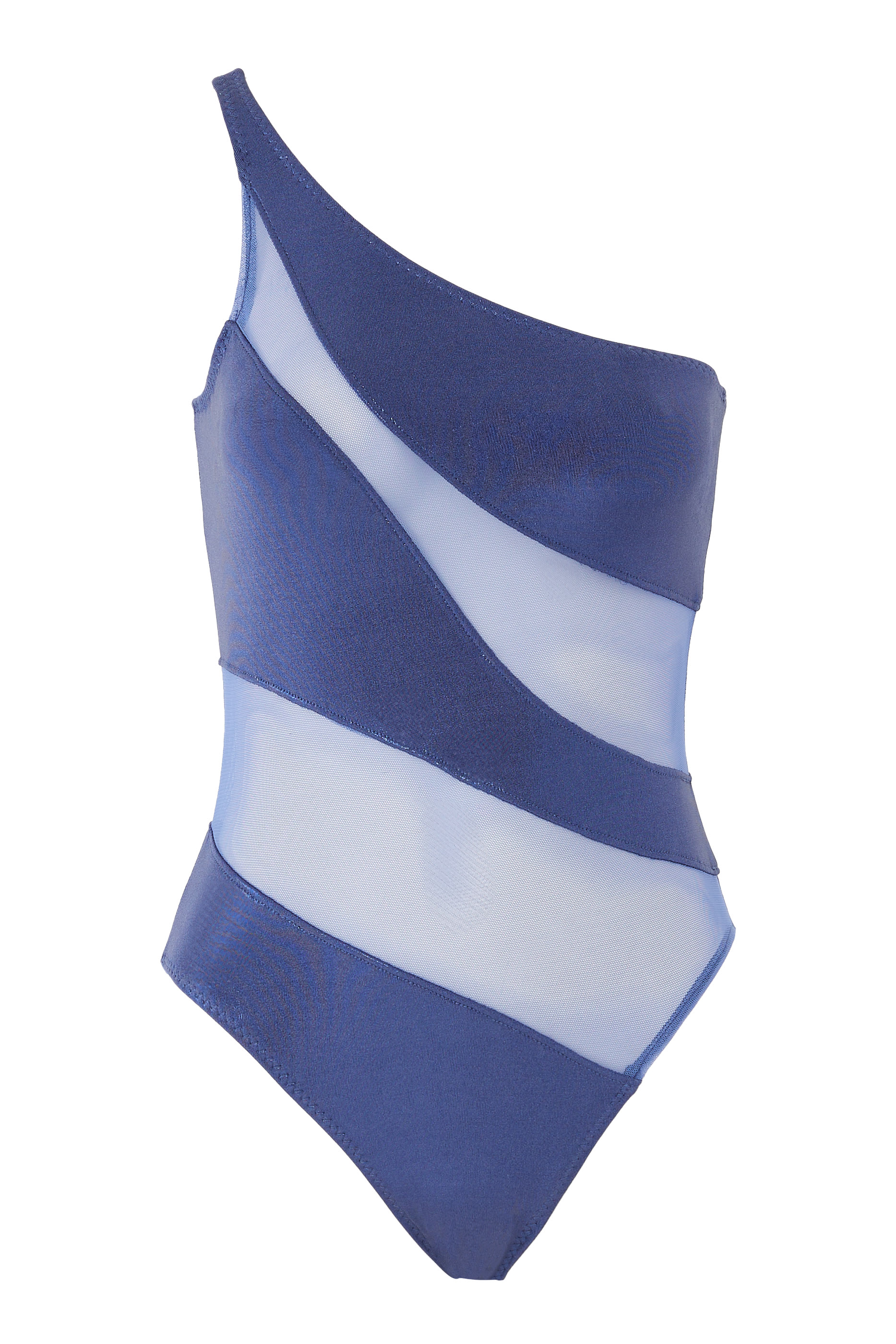 لباس سباحة قطعة واحدة سنيك ميو بأجزاء شبكية