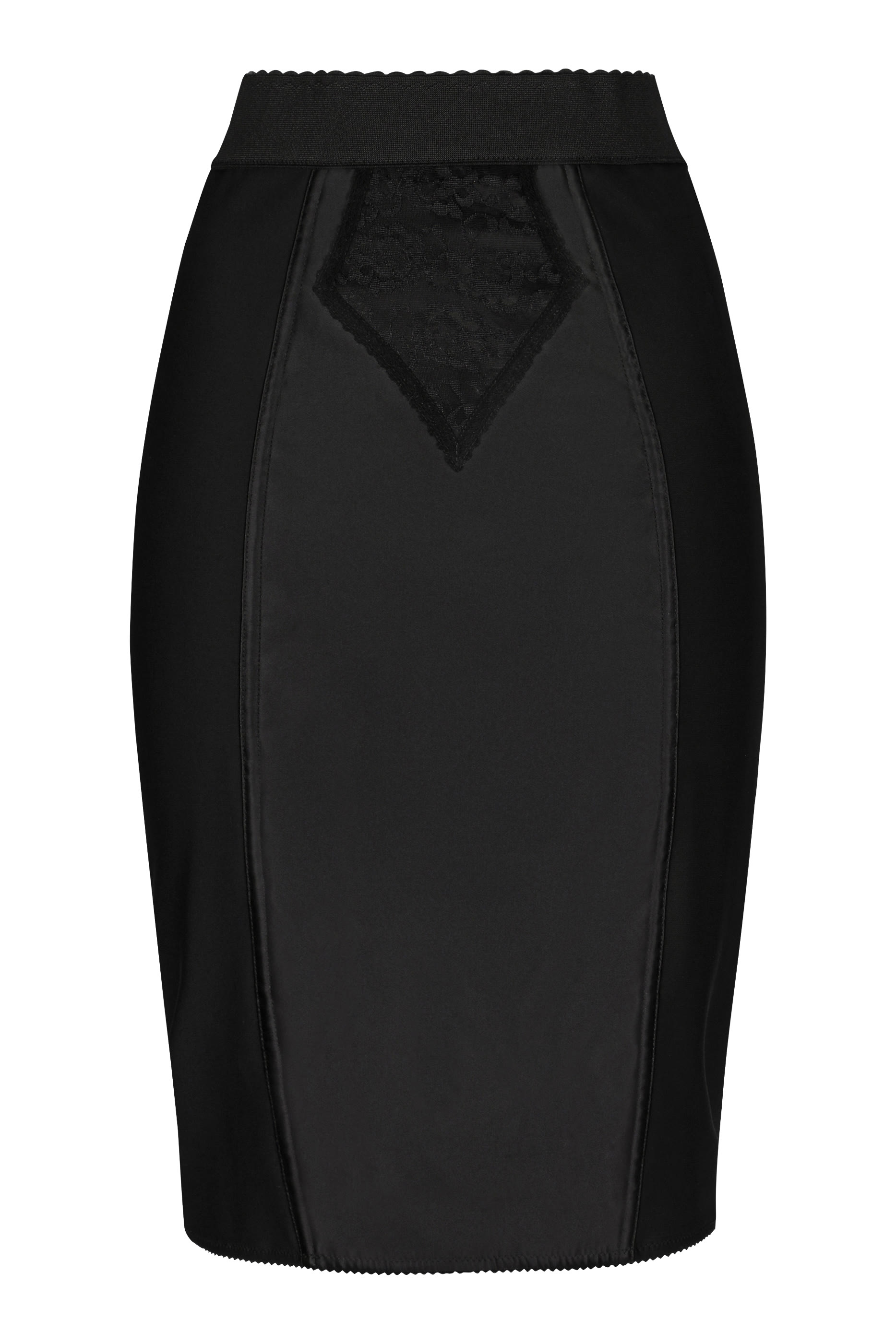 تنورة متوسطة الطول قماش شبكي وستان