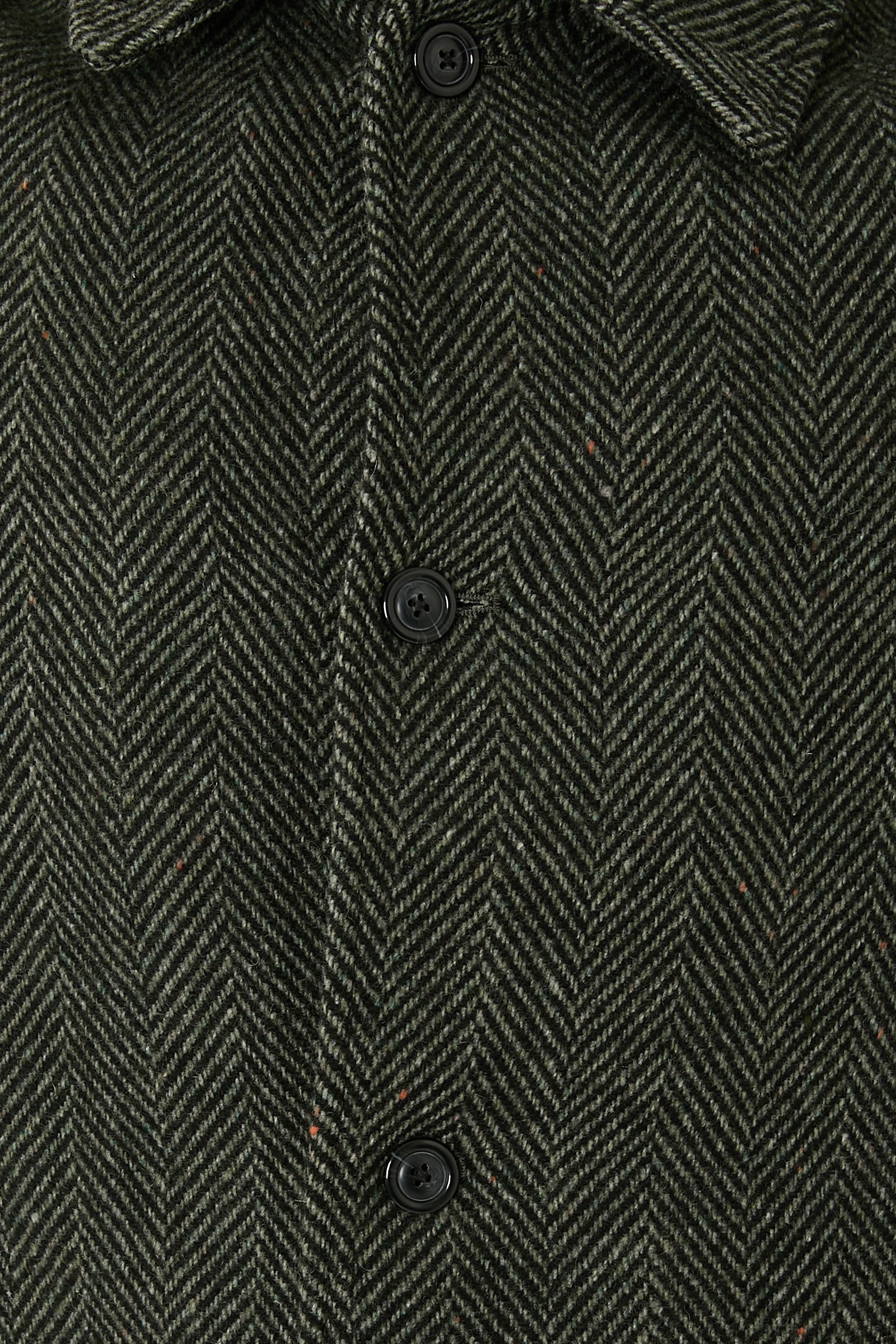 معطف ماكسيميليان بنقشة متعرجة صوف