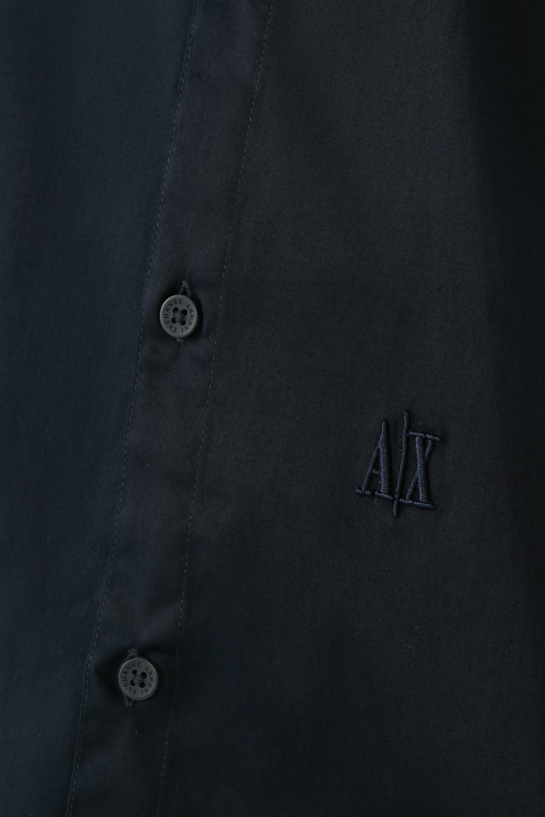 قميص أي أس في بقصة عادية قطن جيرسيه مطاطي