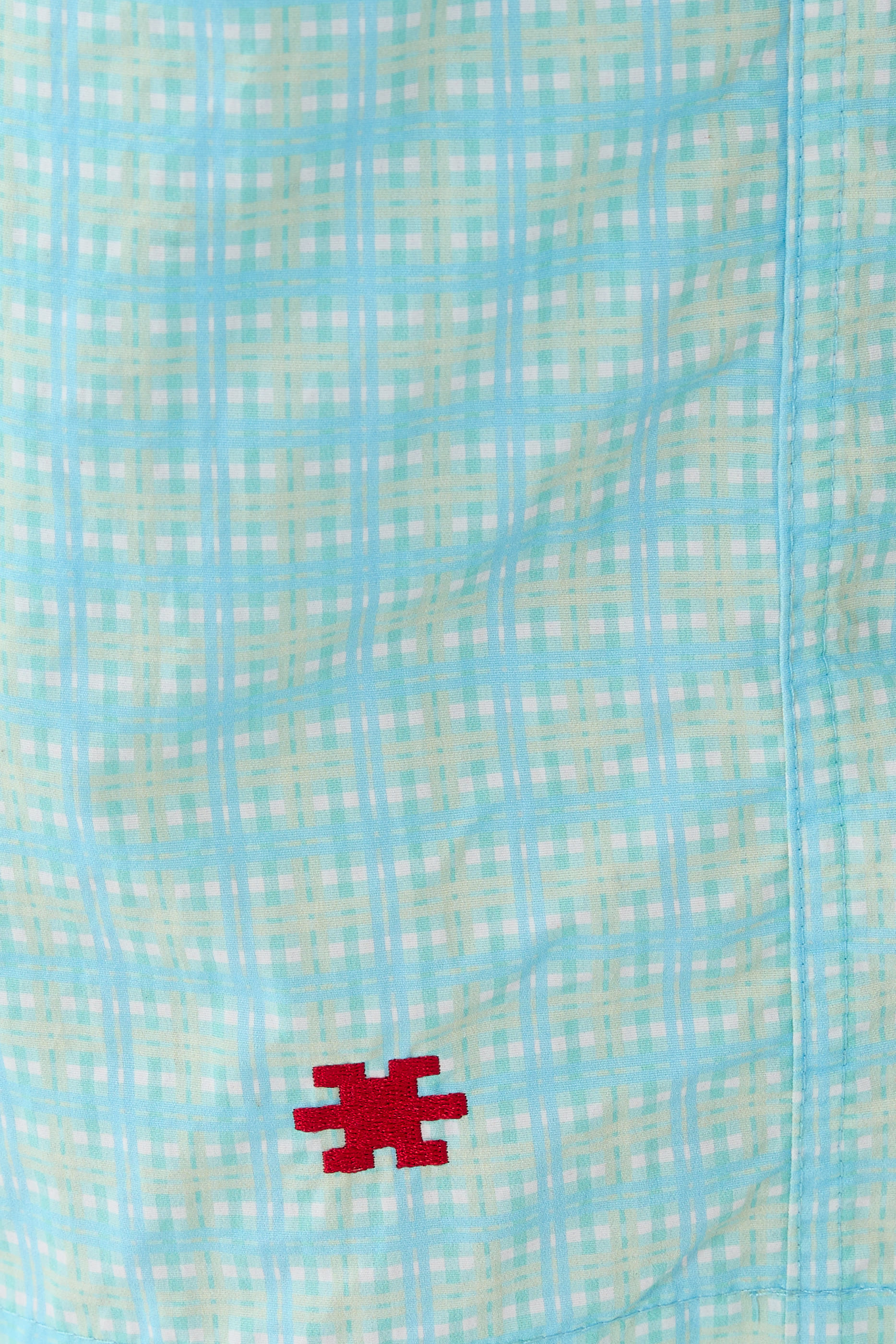 شورت سباحة بنقشة مربعات فينتج