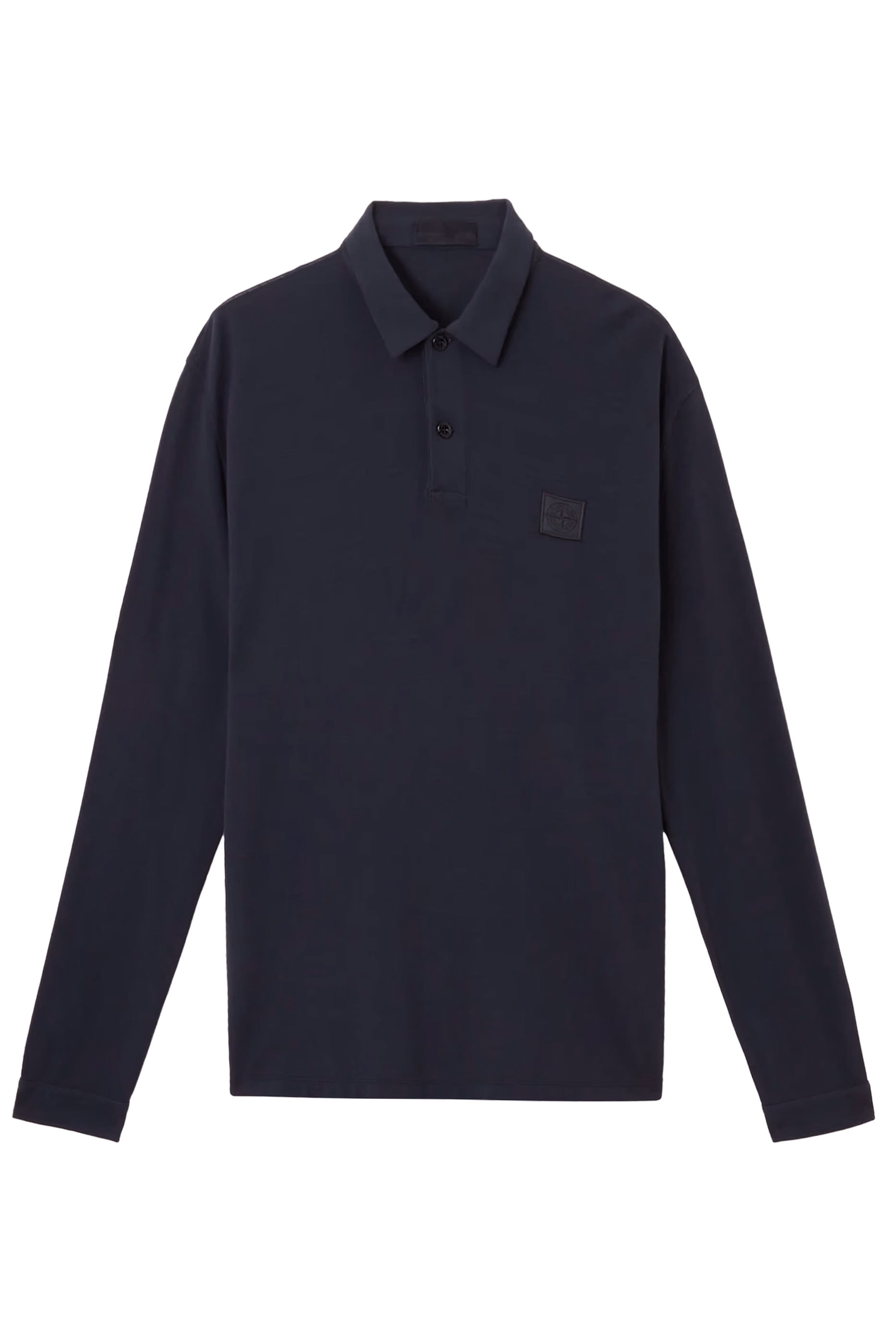 قميص بولو غوست برقعة شعار الماركة وأكمام طويلة