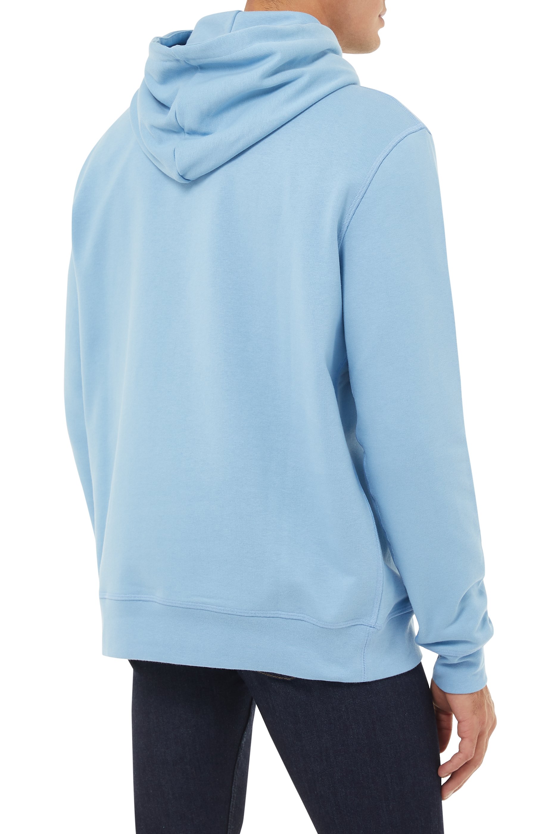 سويت شيرت بغطاء رأس وطبعة جرافيتي