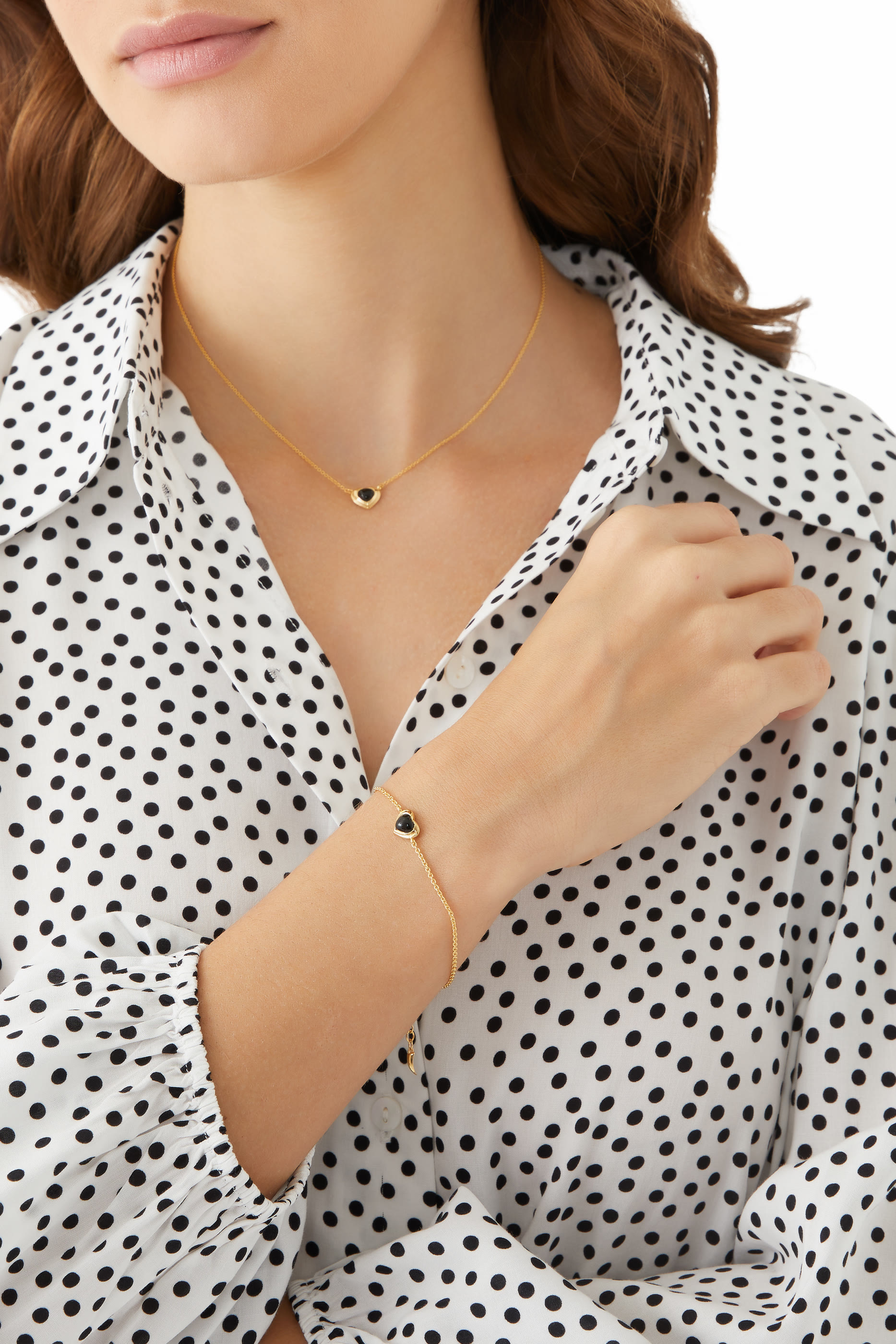 سوار لوف دايز فضة إسترلينية مطلية بلون ذهبي