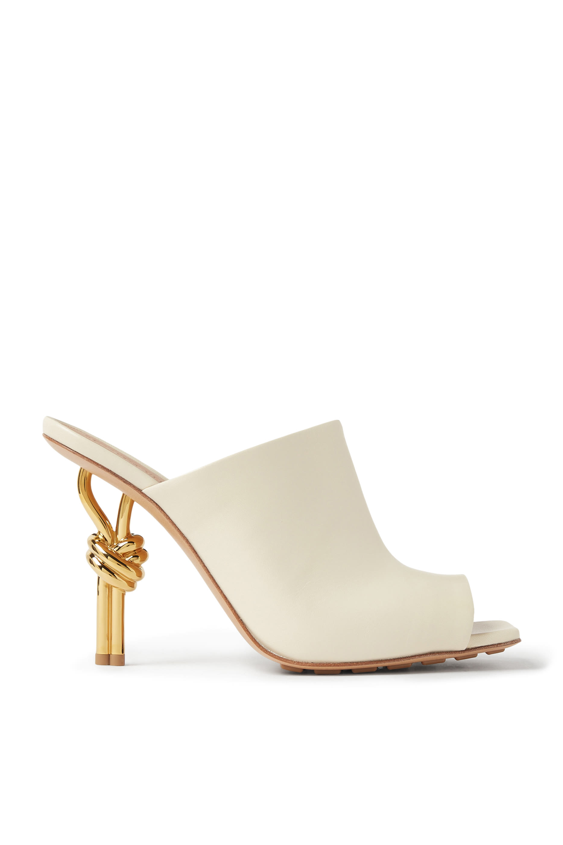 حذاء مفتوح من الخلف 90 مزين بعقدة 