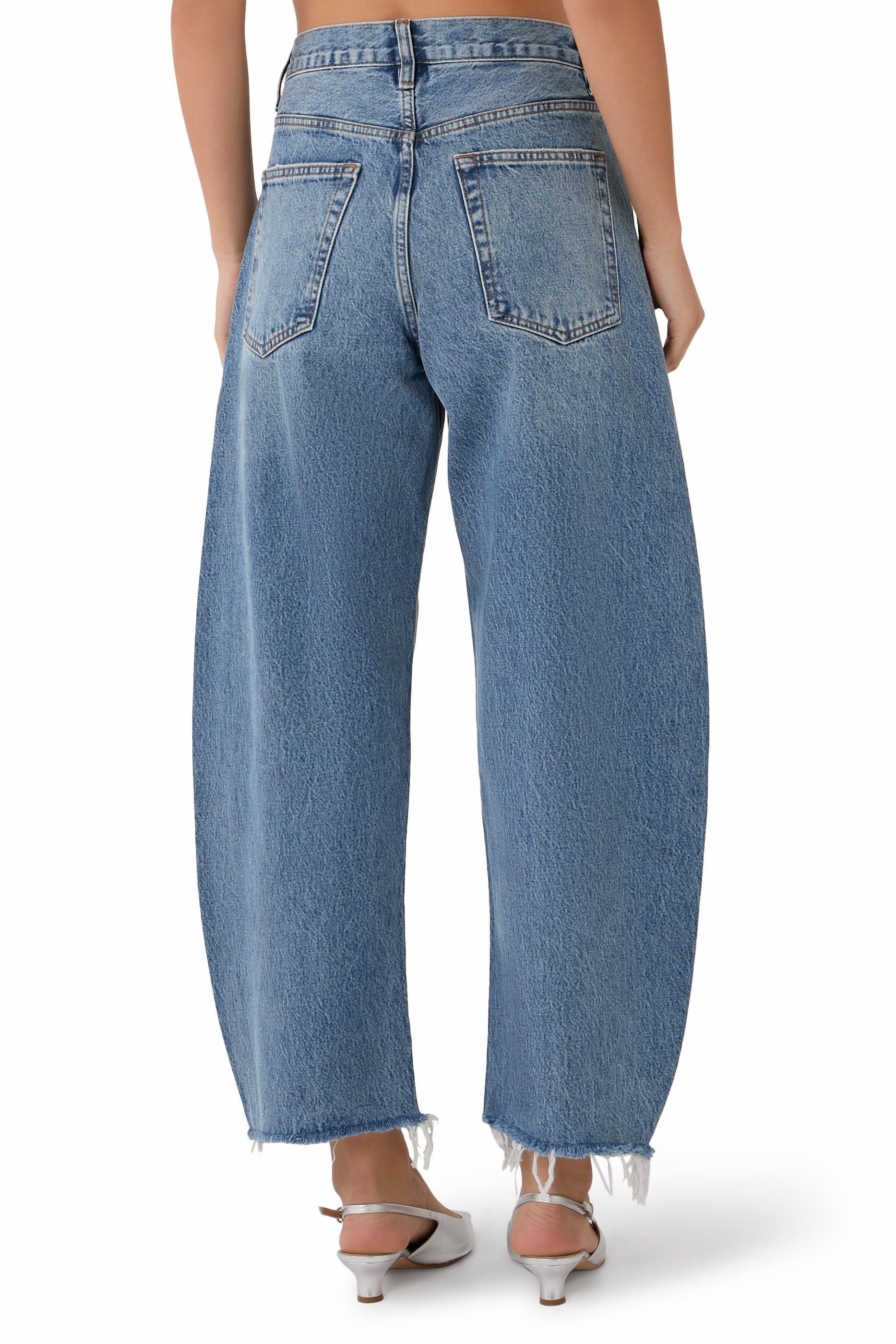 بنطال جينز ذا بابل قصير دنيم