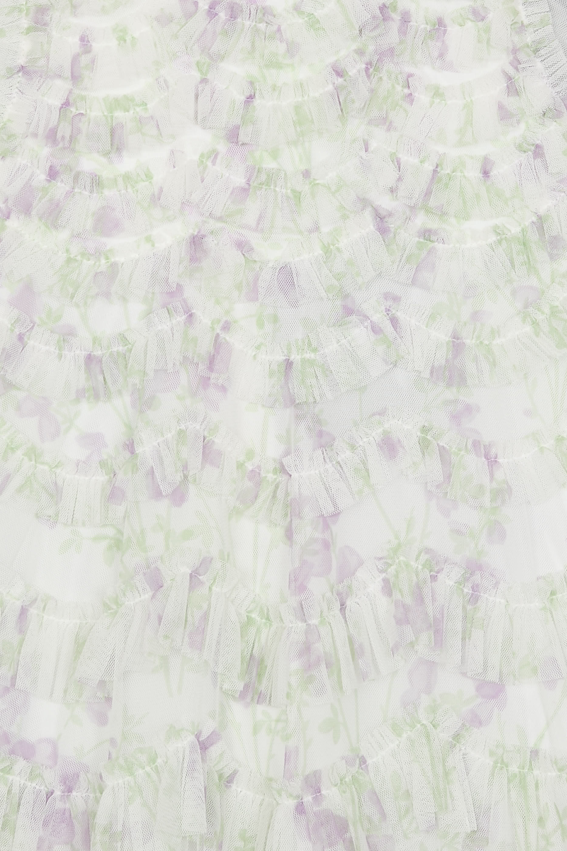 فستان بكشكش وتفاصيل صدفية للأطفال