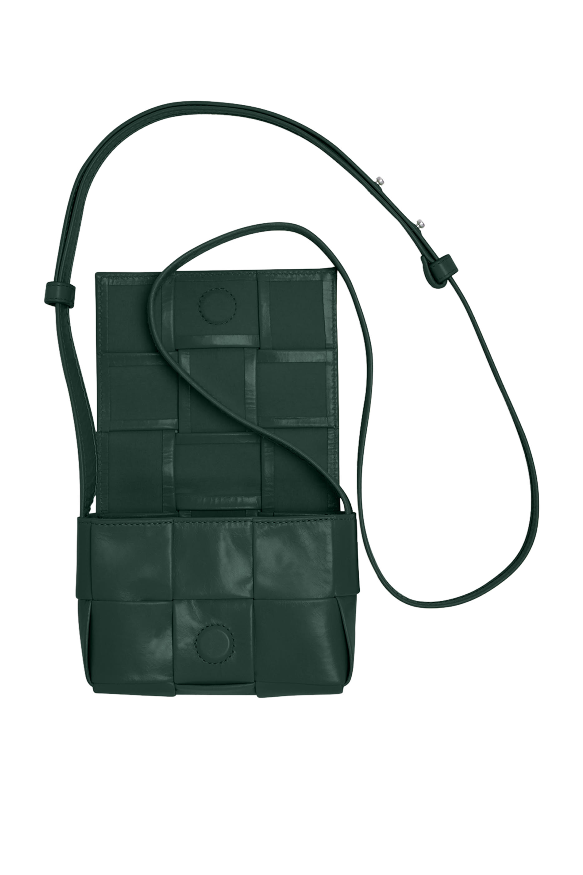 حقيبة كاسيت كروس بودي صغيرة بتصميم مجدول