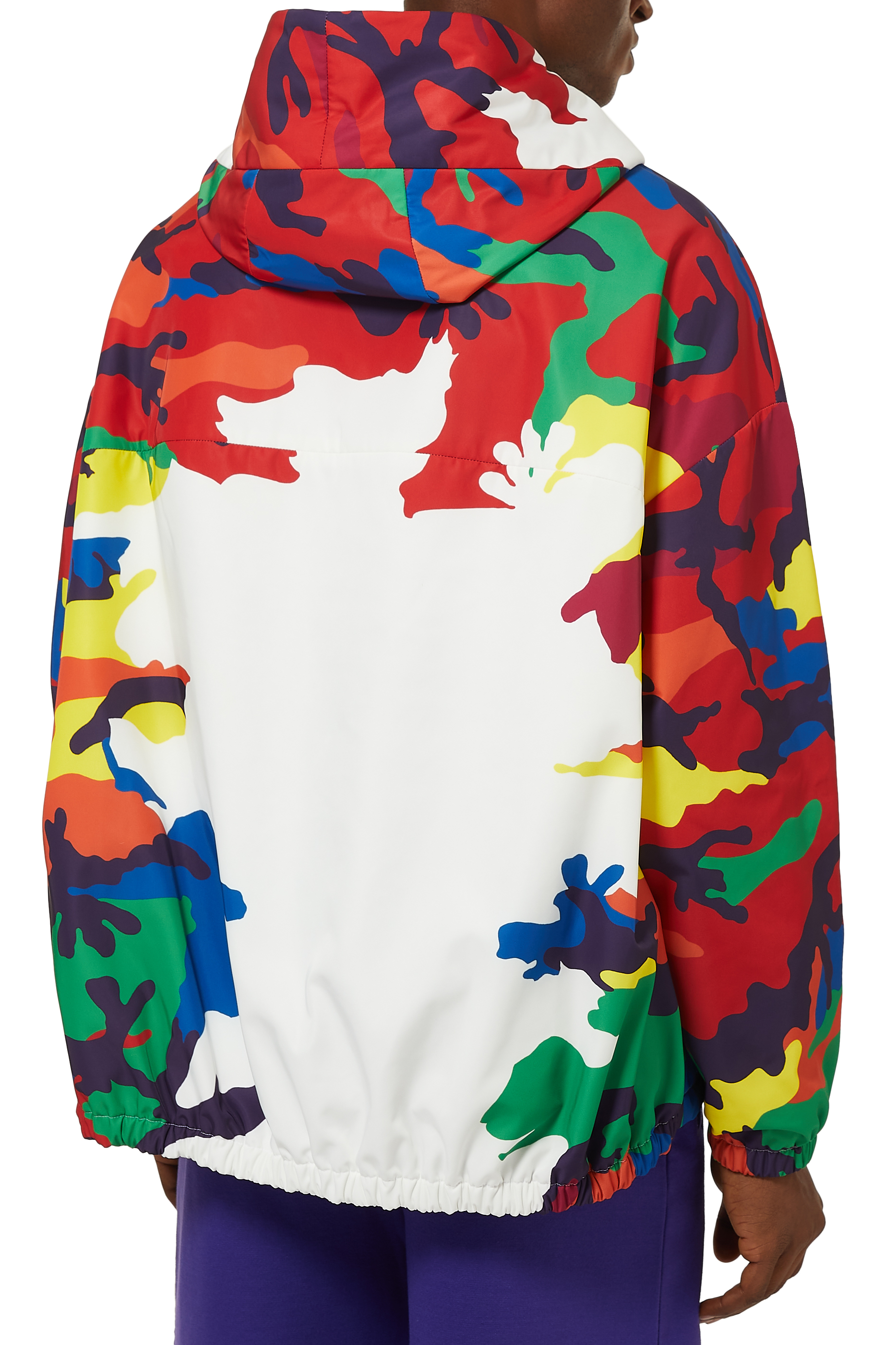 كنزة بغطاء للرأس مزينة بشعار VLTN