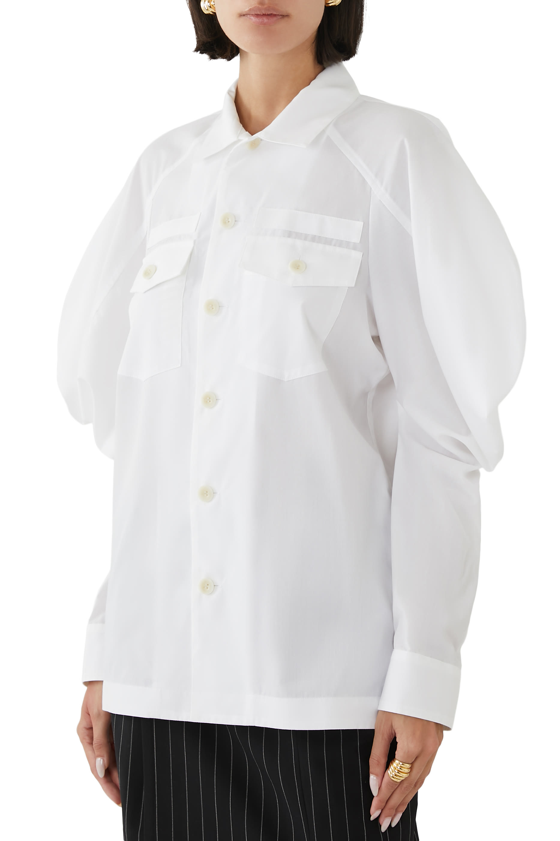 قميص قطن بوبلين