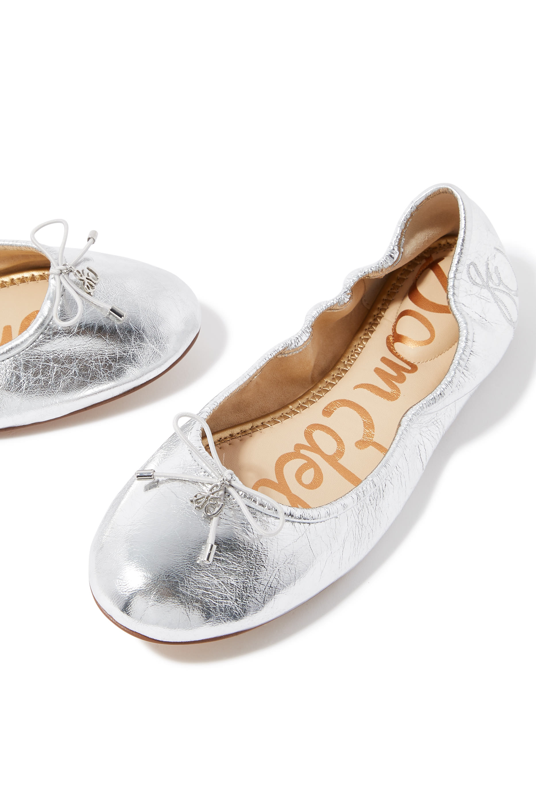 حذاء بالرينا فيليسيا لامع بكعب مسطح