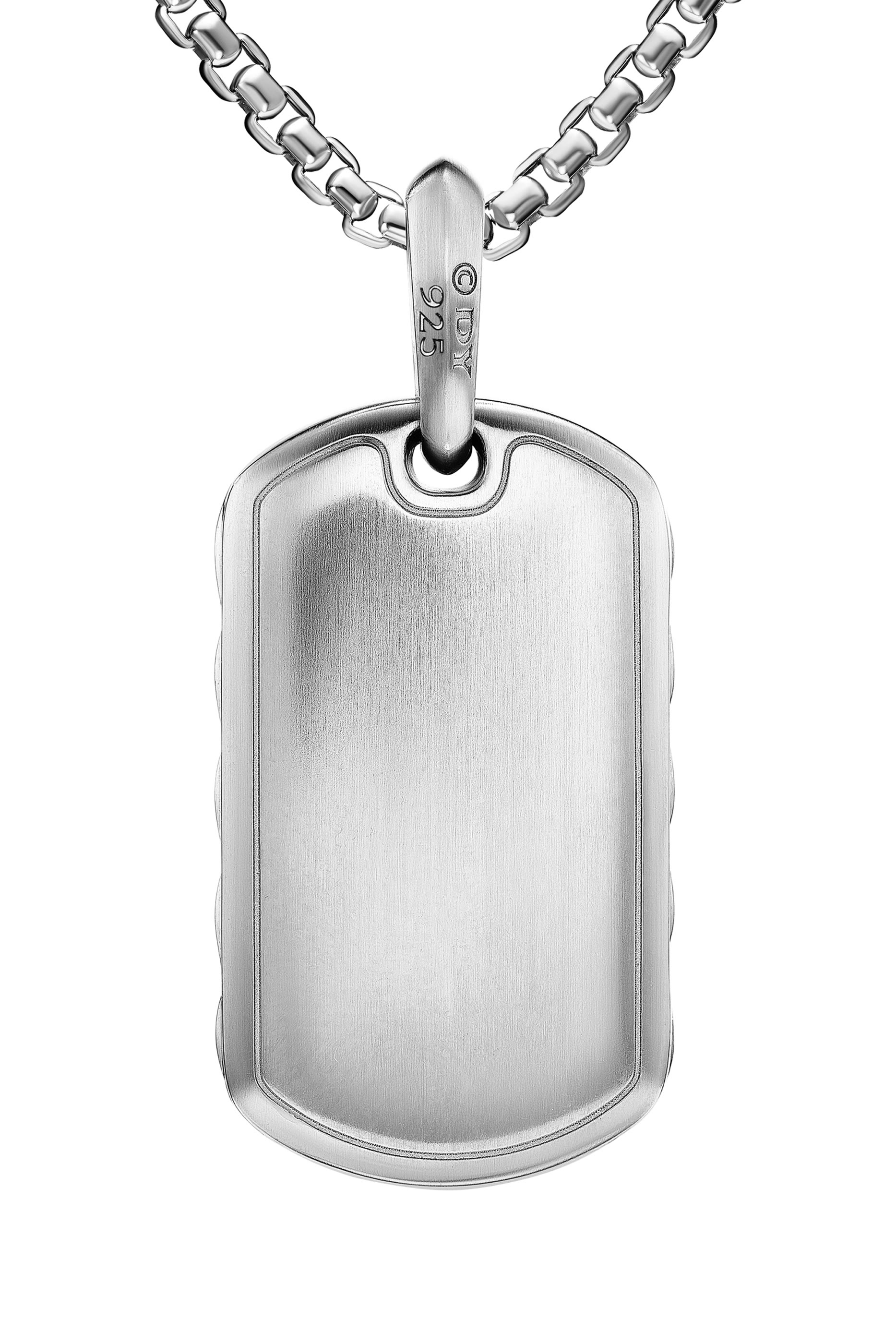 دلاية محفورة بخطوط مموجة، فضة إسترلينية