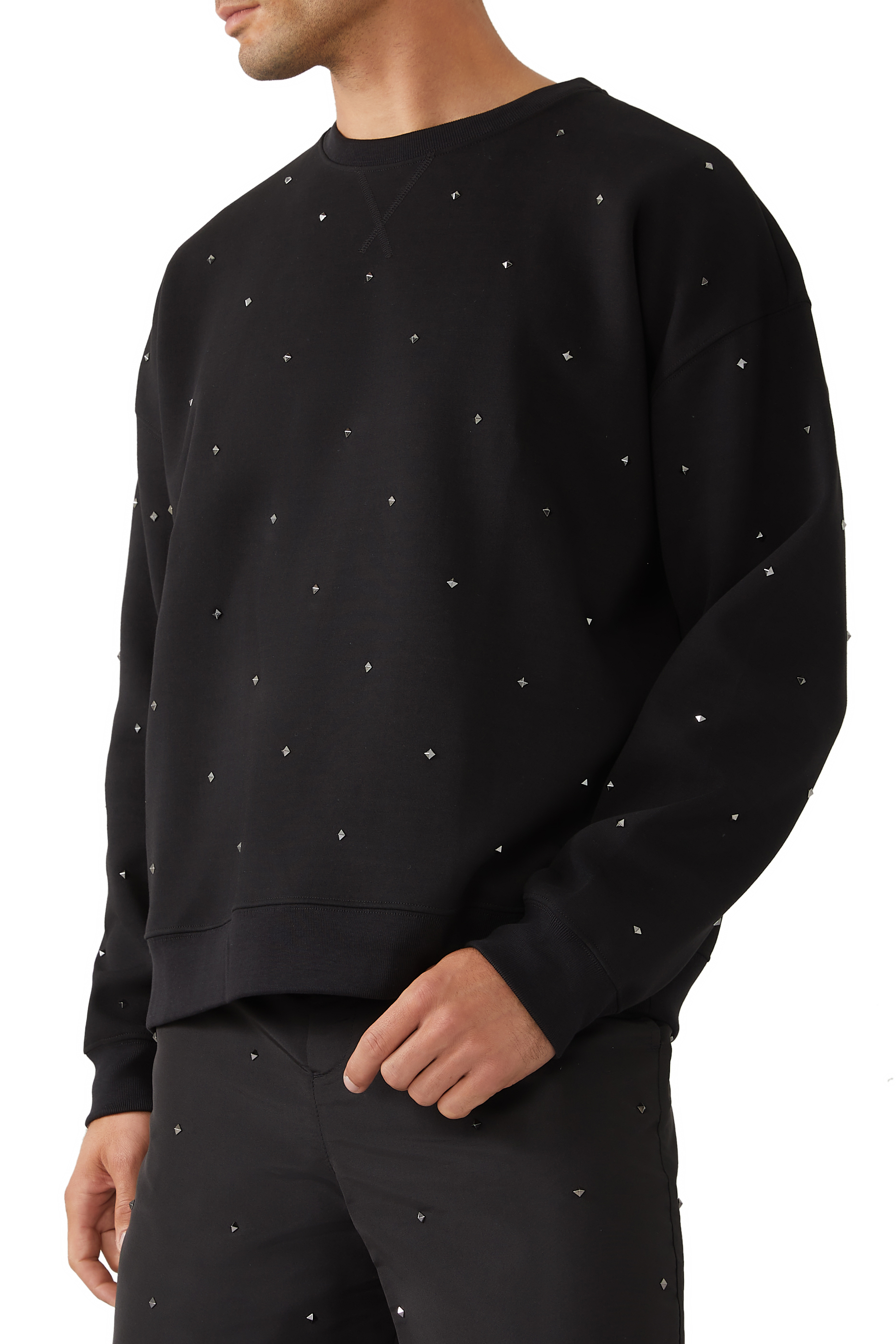 Valentino Garavani Rockstud Spike Sweatshirt