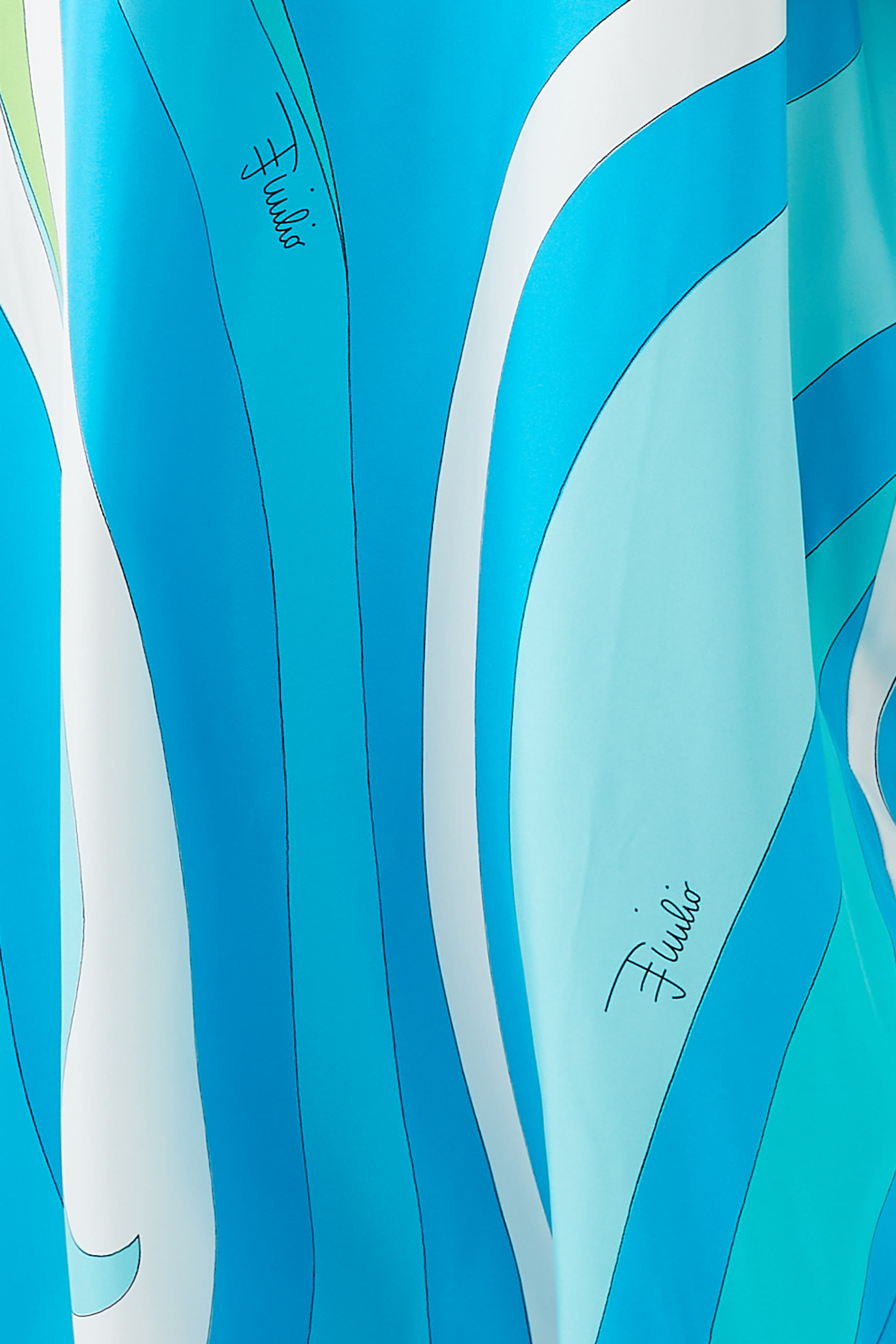 قفطان حرير تويل بنقشة مارمو