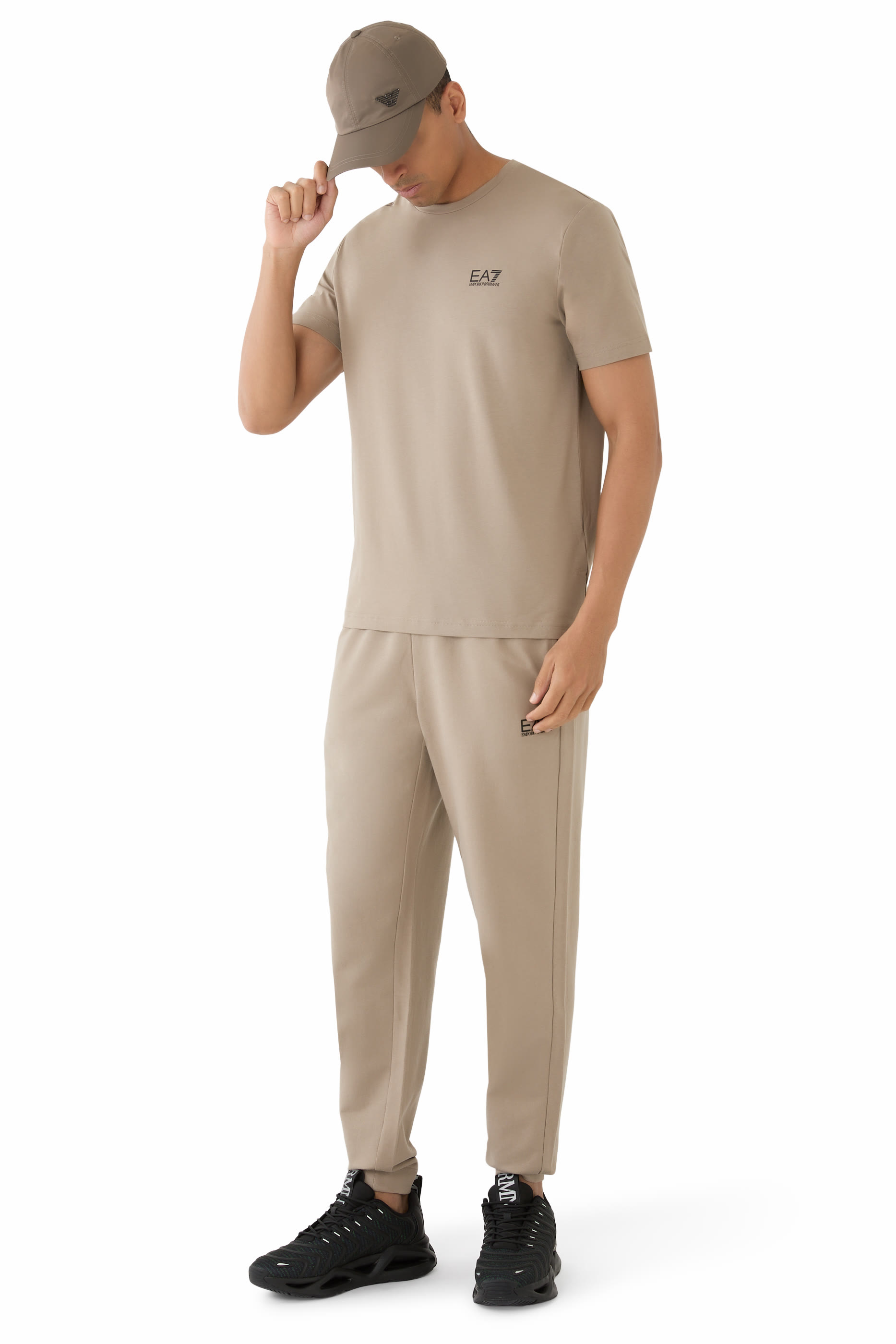 تيشيرت قطن بشعار الماركة