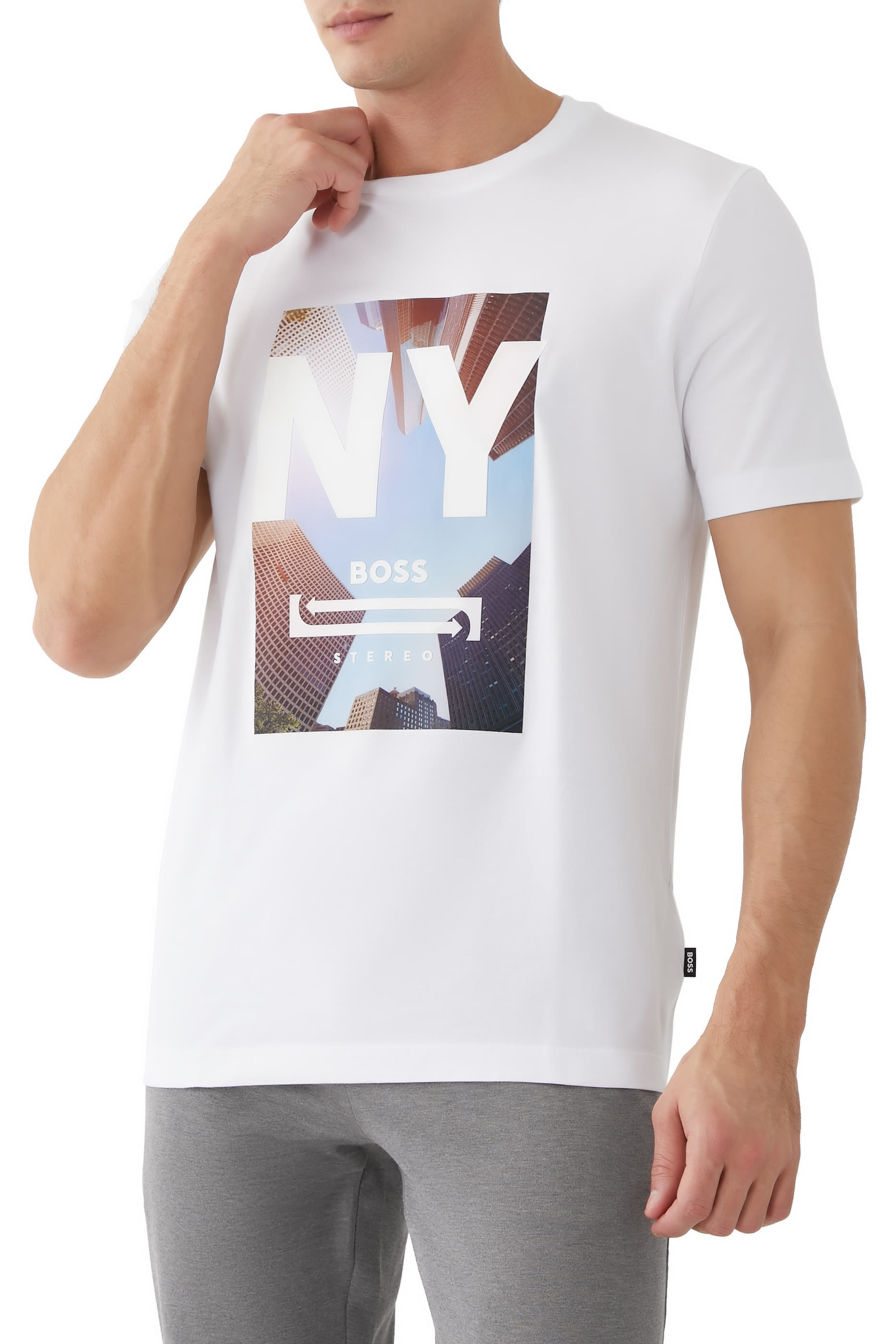 تيشيرت تيبورت 511 بنقشة غرافيكية قطن