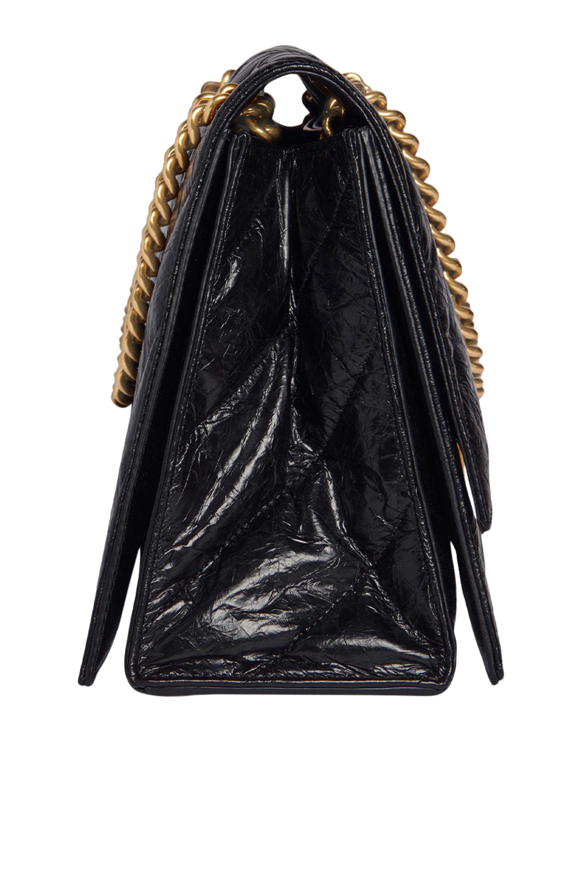 حقيبة كراش متوسطة مبطنة بسلسلة